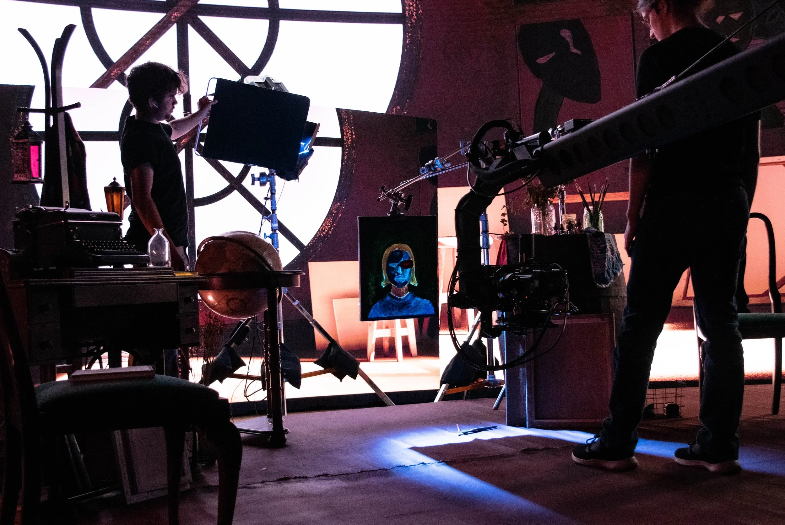BTS from Production on XR Stage