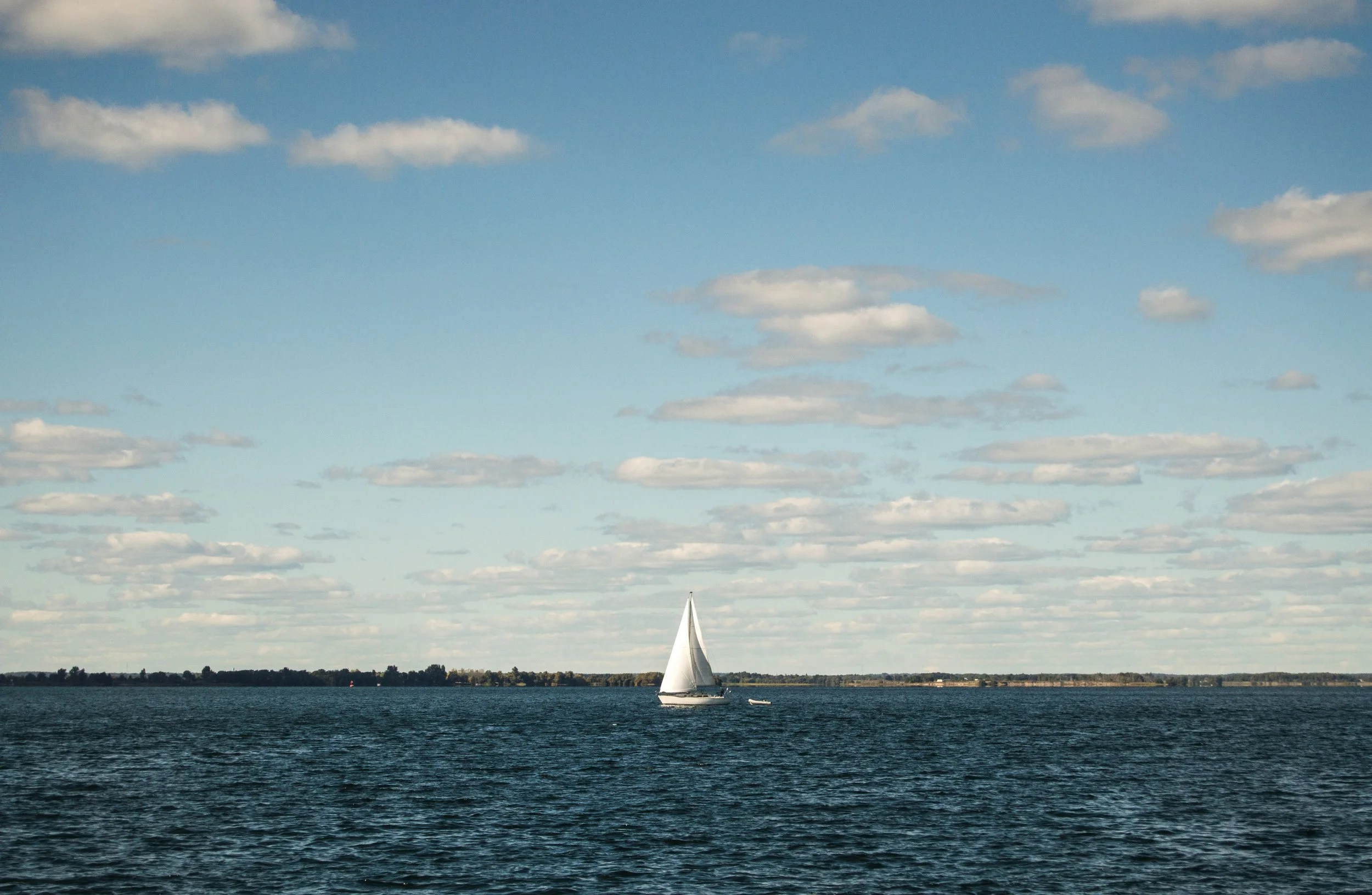 boating on the river in Cape Vincent New York