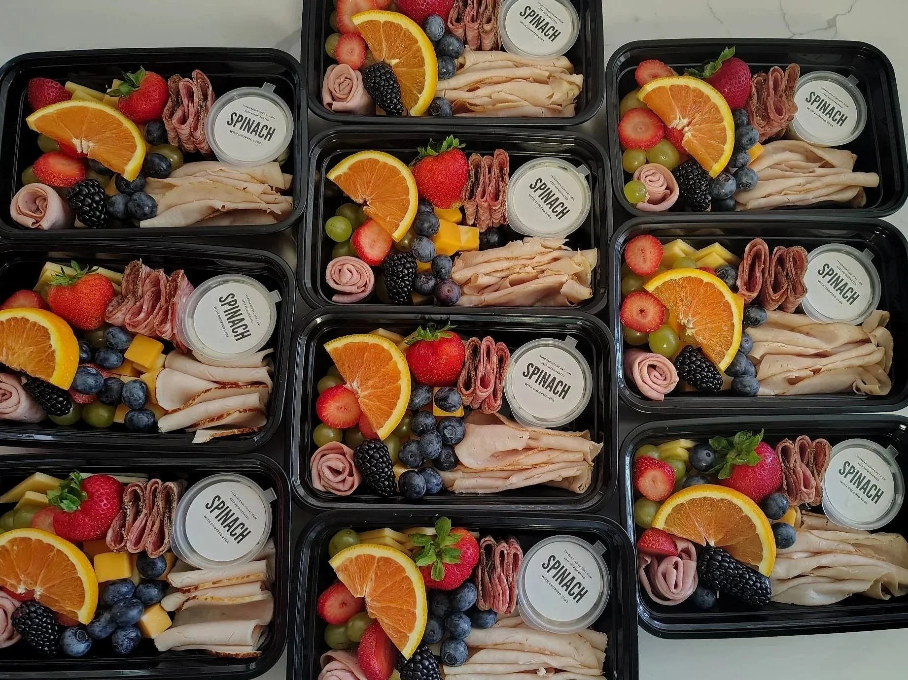 "Charcuterie Lunchbox" - Curated for corporate meetings, team appreciation, or lunch events.