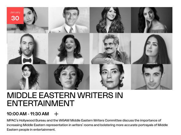 Middle Eastern Writers In Entertainment