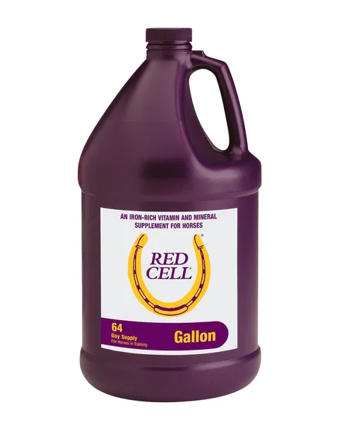 Horse Health Products Red Cell Vitamin / Iron / Mineral Supplement for Horses, 1 Gallon