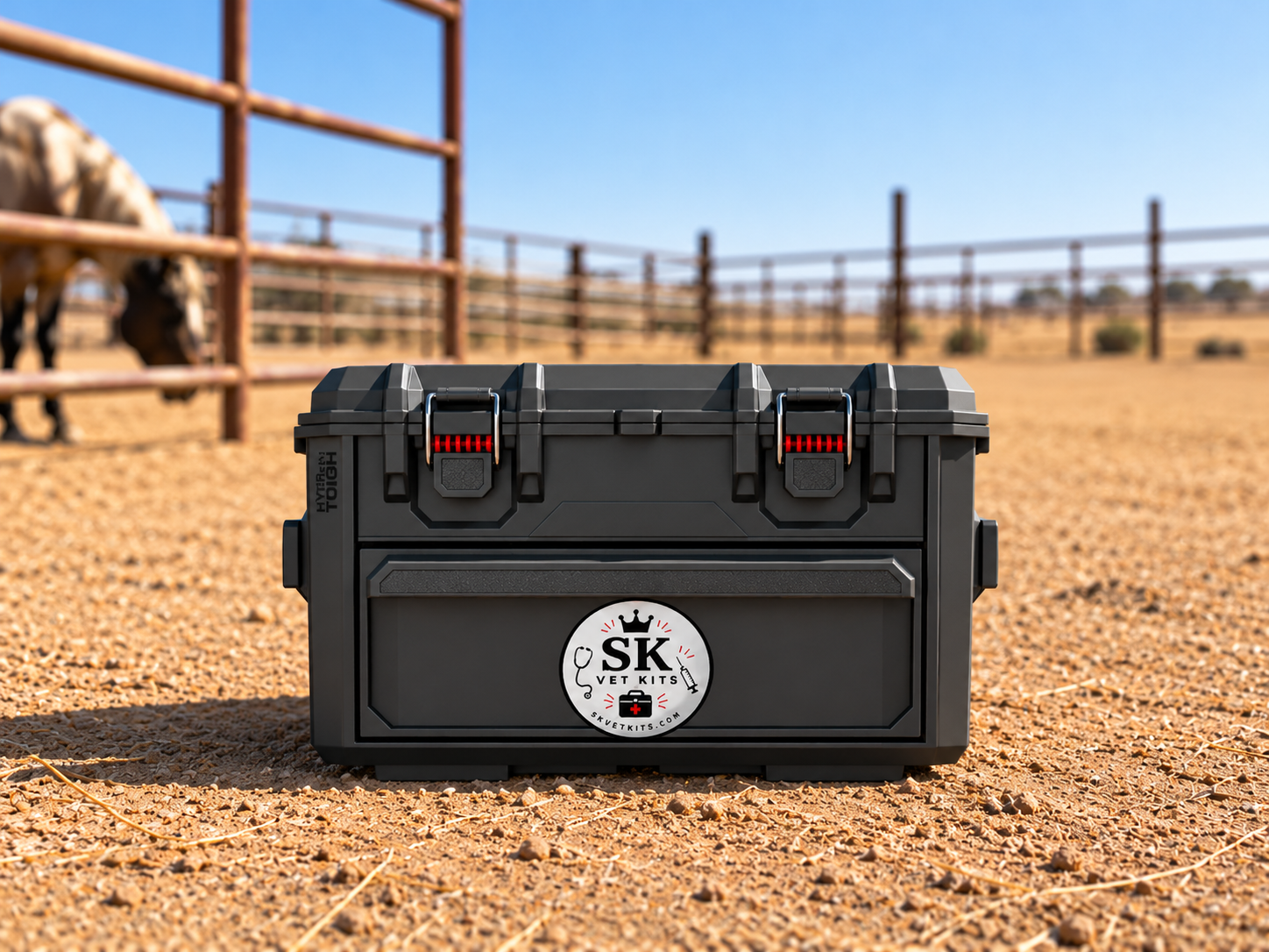 Rugged Toolbox in a Sunny Ranch Corral.png