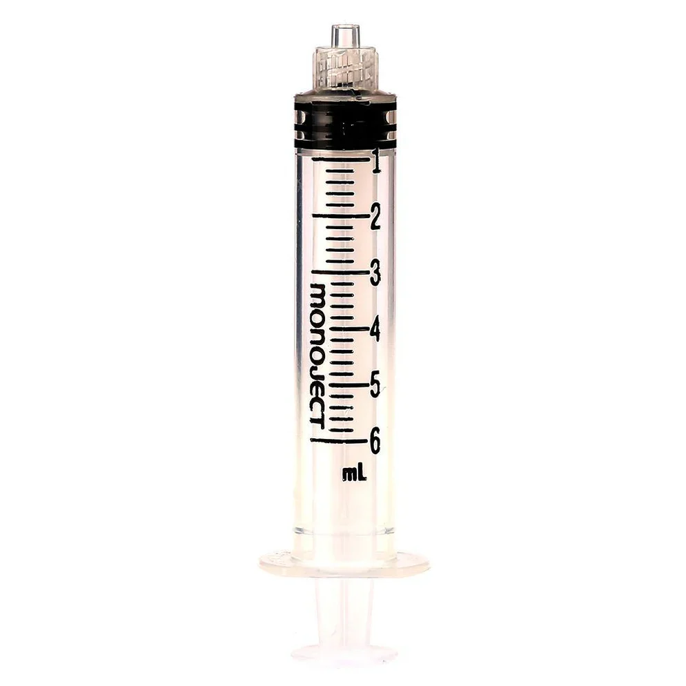 VetriJec Soft Pack 6cc Luer Lock Syringe