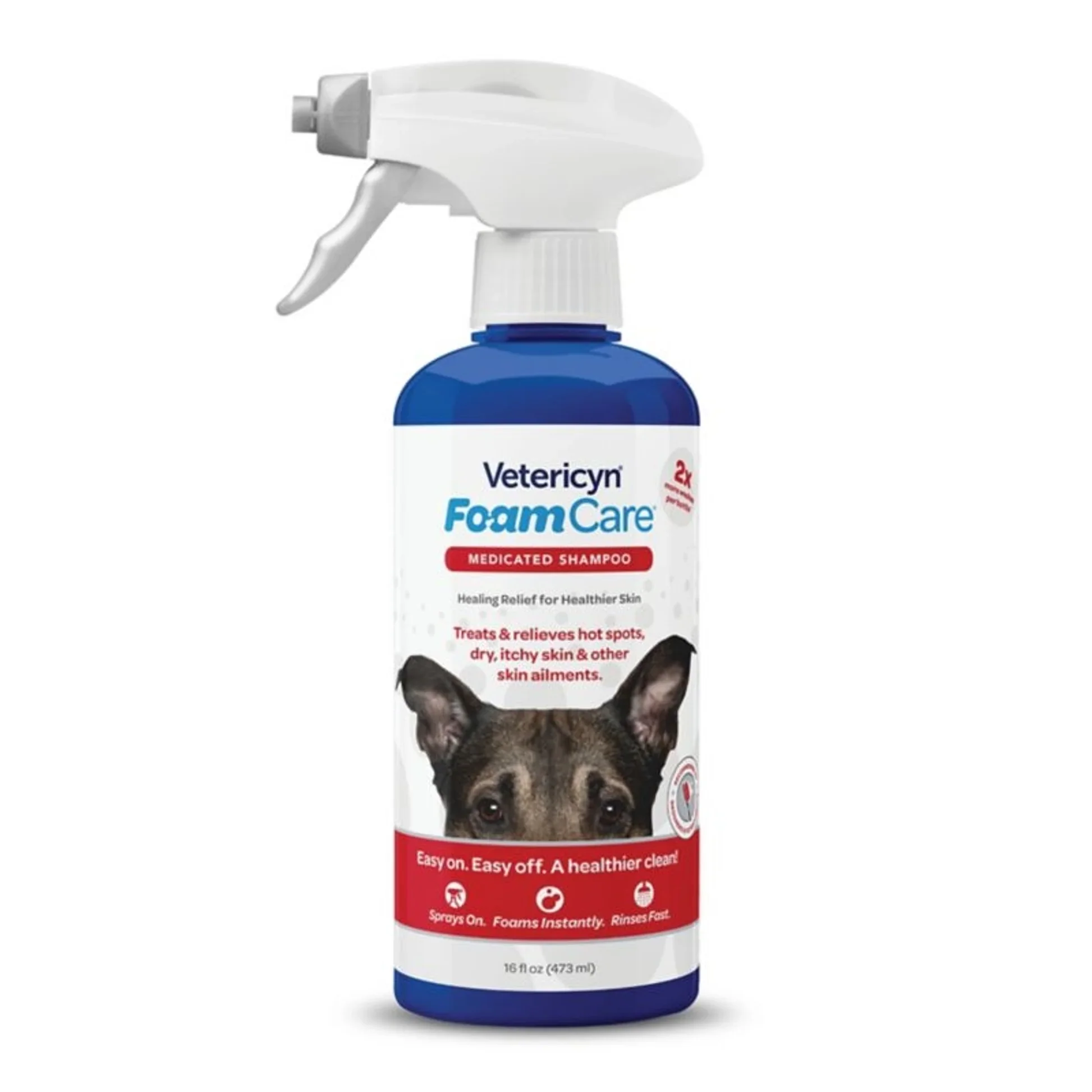 Vetericyn FoamCare Medicated Pet Shampoo (16oz)
