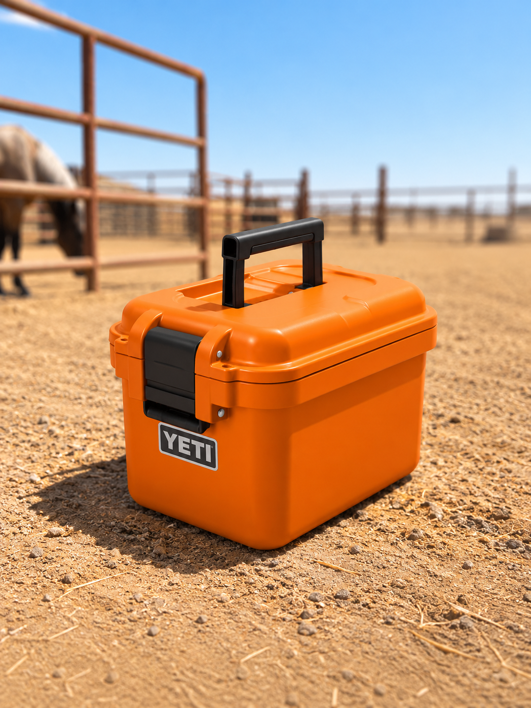 Ranchside Orange YETI Cooler.png