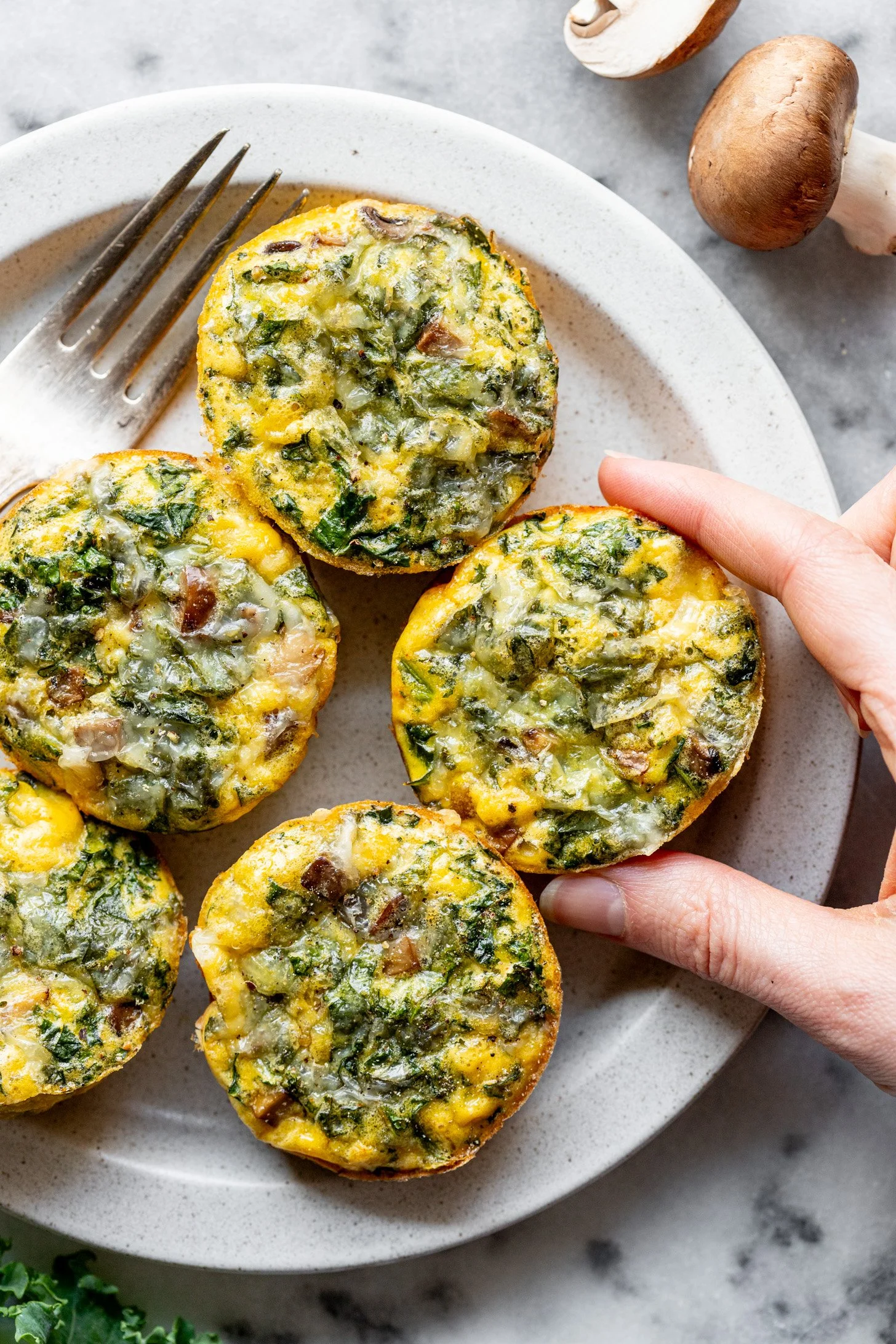 Mushroom &amp; Thyme Egg Bites