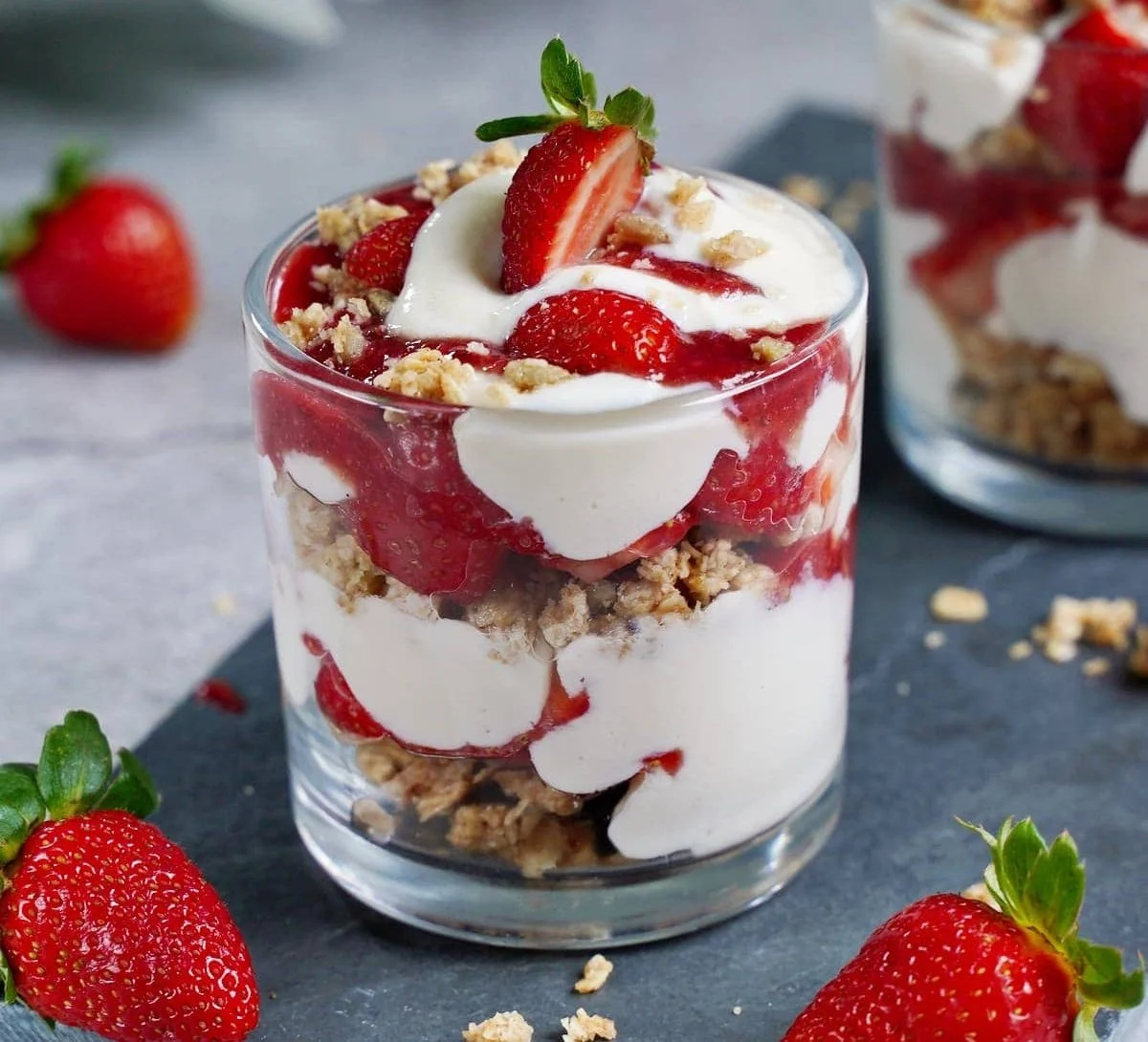 Strawberry Coco-Yogurt Parfait