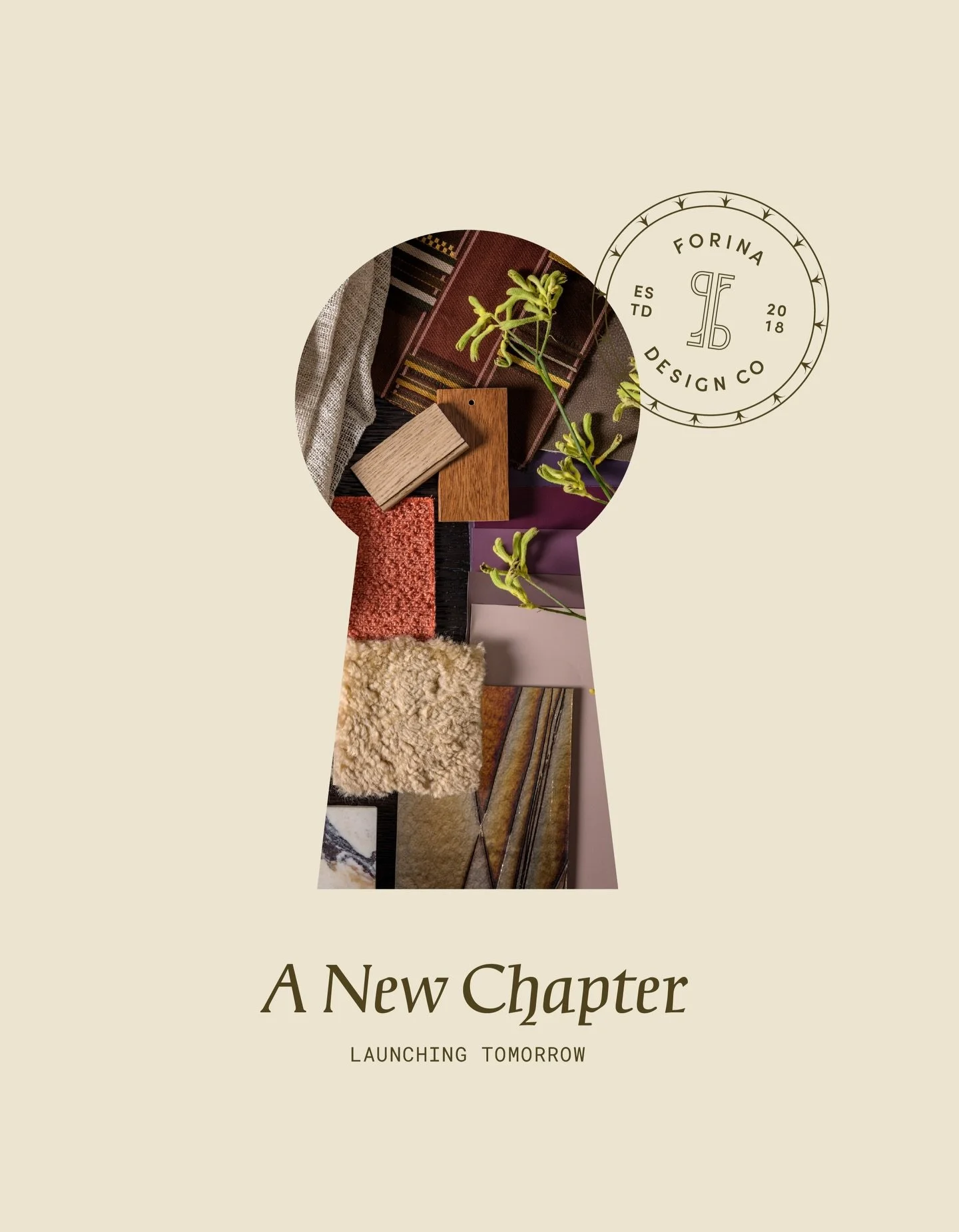 Unlocking a new chapter&hellip;
Launching Friday 🗝️ 

#ForinaDesign&amp;Co #interiordesignstudio #designwithintention #layeredinteriors #newchapter