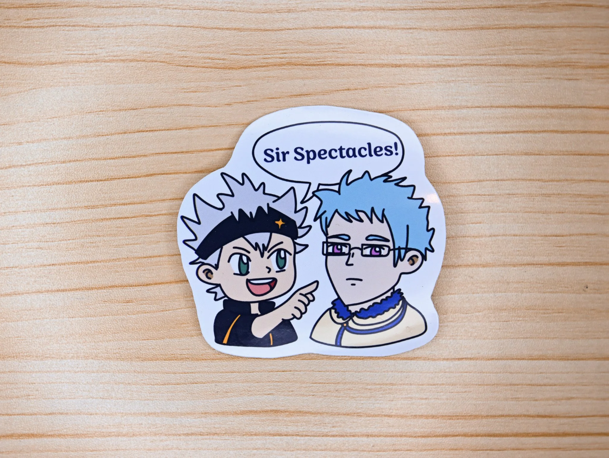 Asta and Klaus Sticker