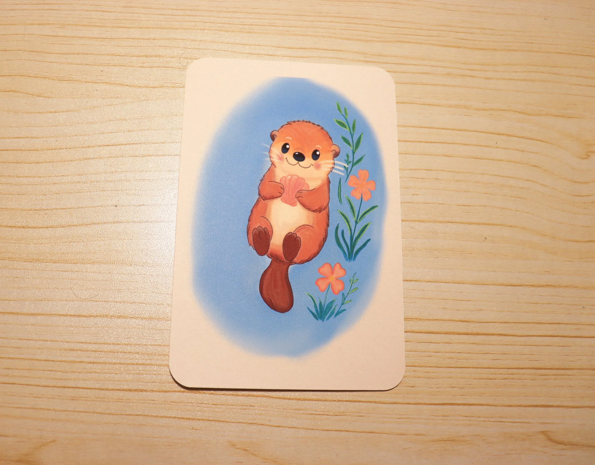 Sea Otter Mini Art Print