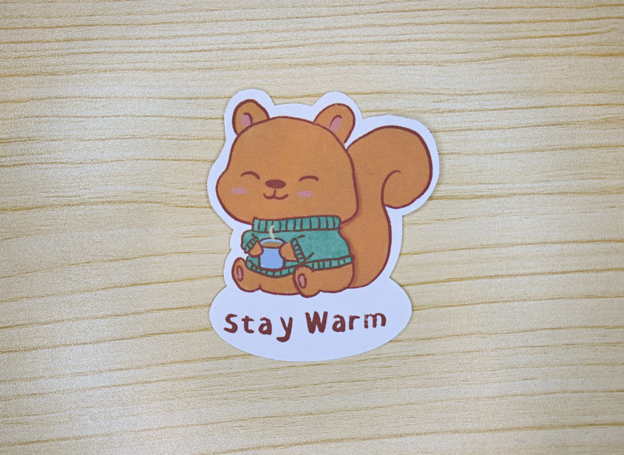 Stay Warm Sticker
