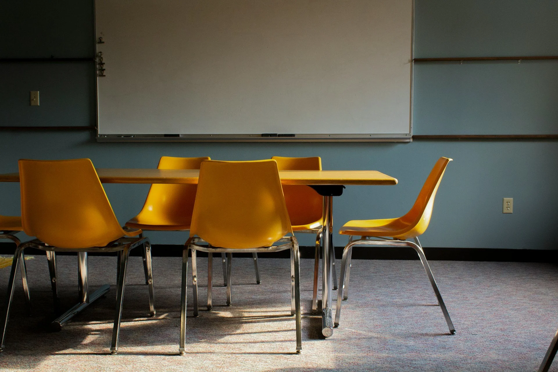 Decorative image of a classroom