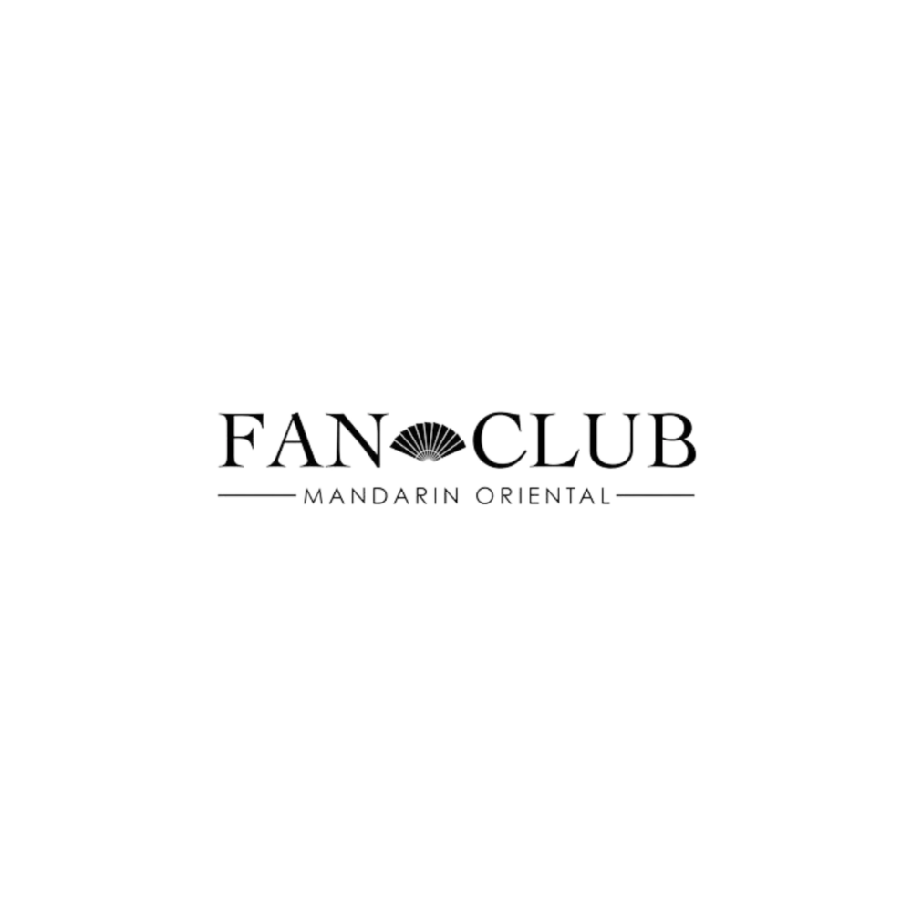 Logo for Fan Club Mandarin Oriental featuring a fan icon.