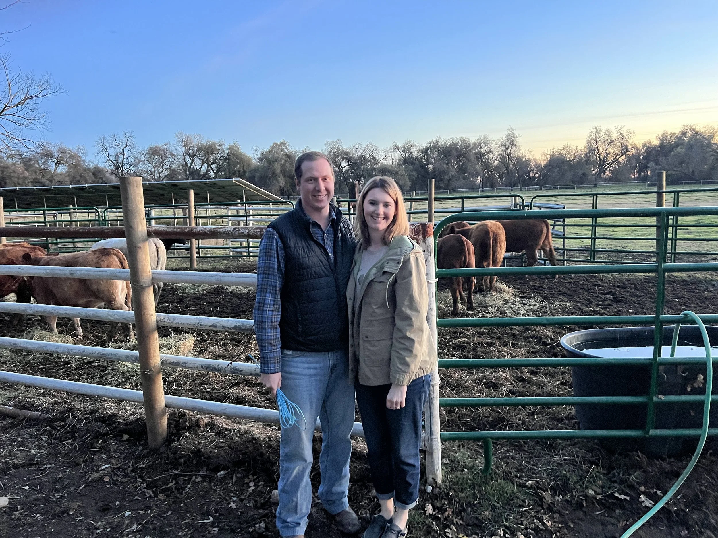 Owners Steve & Jackie Atkinson at the ranch.