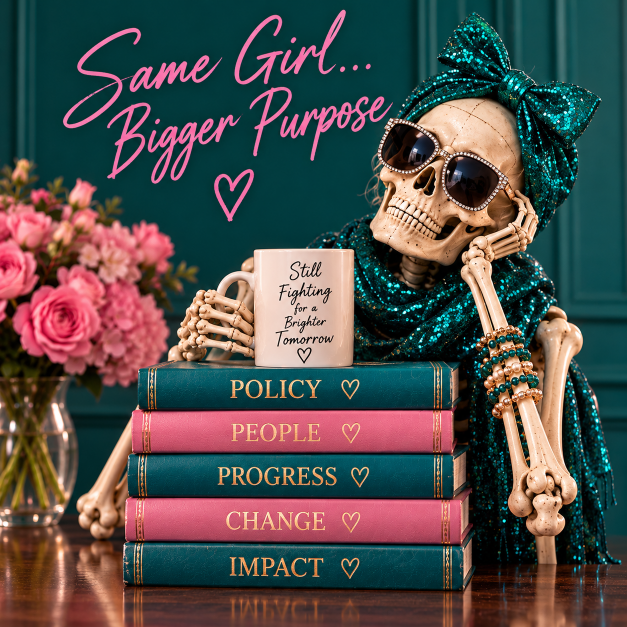 Loved Shack Chaplain Tammy's Announcement: "Same Girl... Bigger Purpose!"  She may be working hard to change laws to protect women and children, but she still carries a childlike heart, "still fighting for a brighter tomorrow."