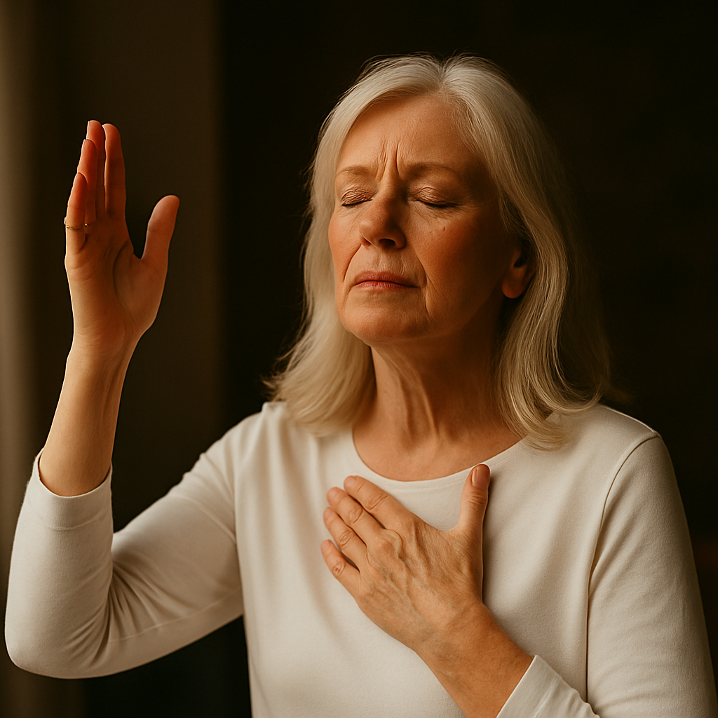 When she remembered who she was (and released what she couldn't hold).