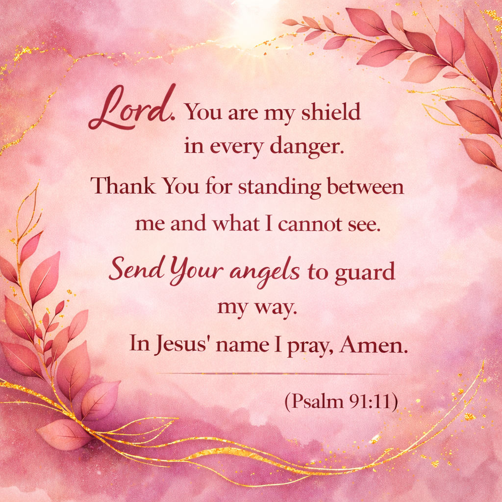 Loved Shack Daily Prayer, For Hearts in Need: Daily Prayer - A Prayer for God to Stand Between Danger and to Guard My Way