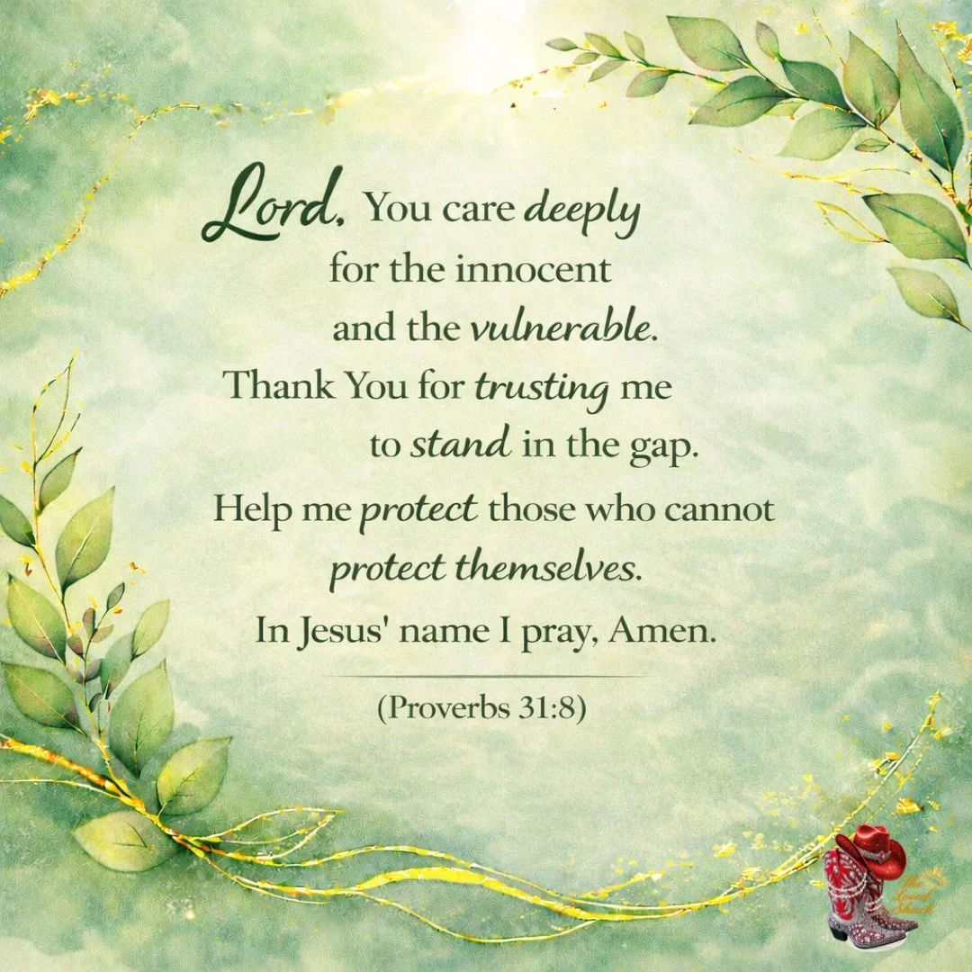 Daily Prayer - A Prayer for Wisdom to Help Protect the Vulnerable