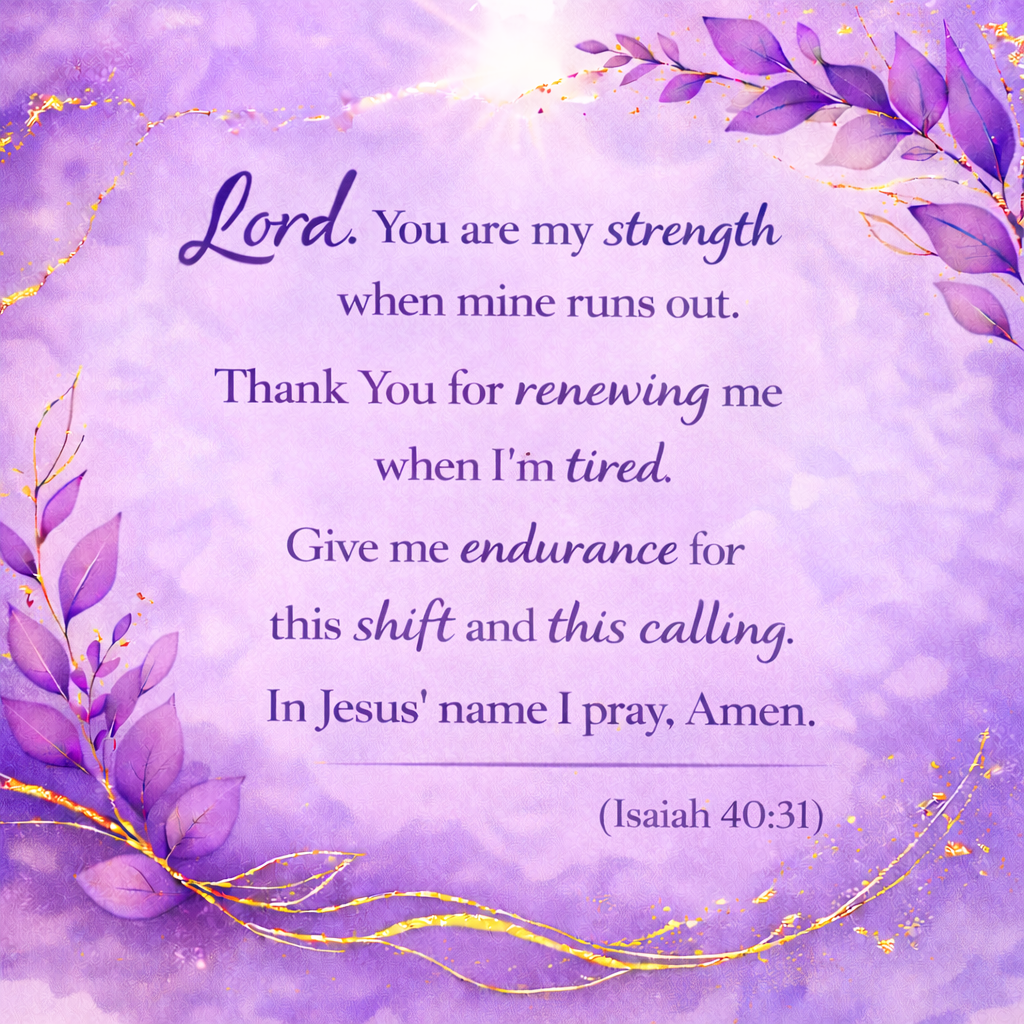 Daily Prayer - A Prayer for Endurance Today While Serving in This Calling