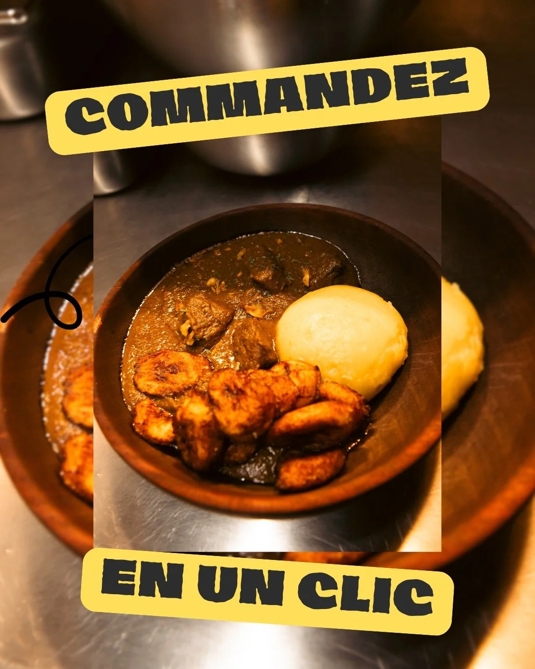 Commandez votre plat en un clic -> Le lien est dans la bio 🍗😁