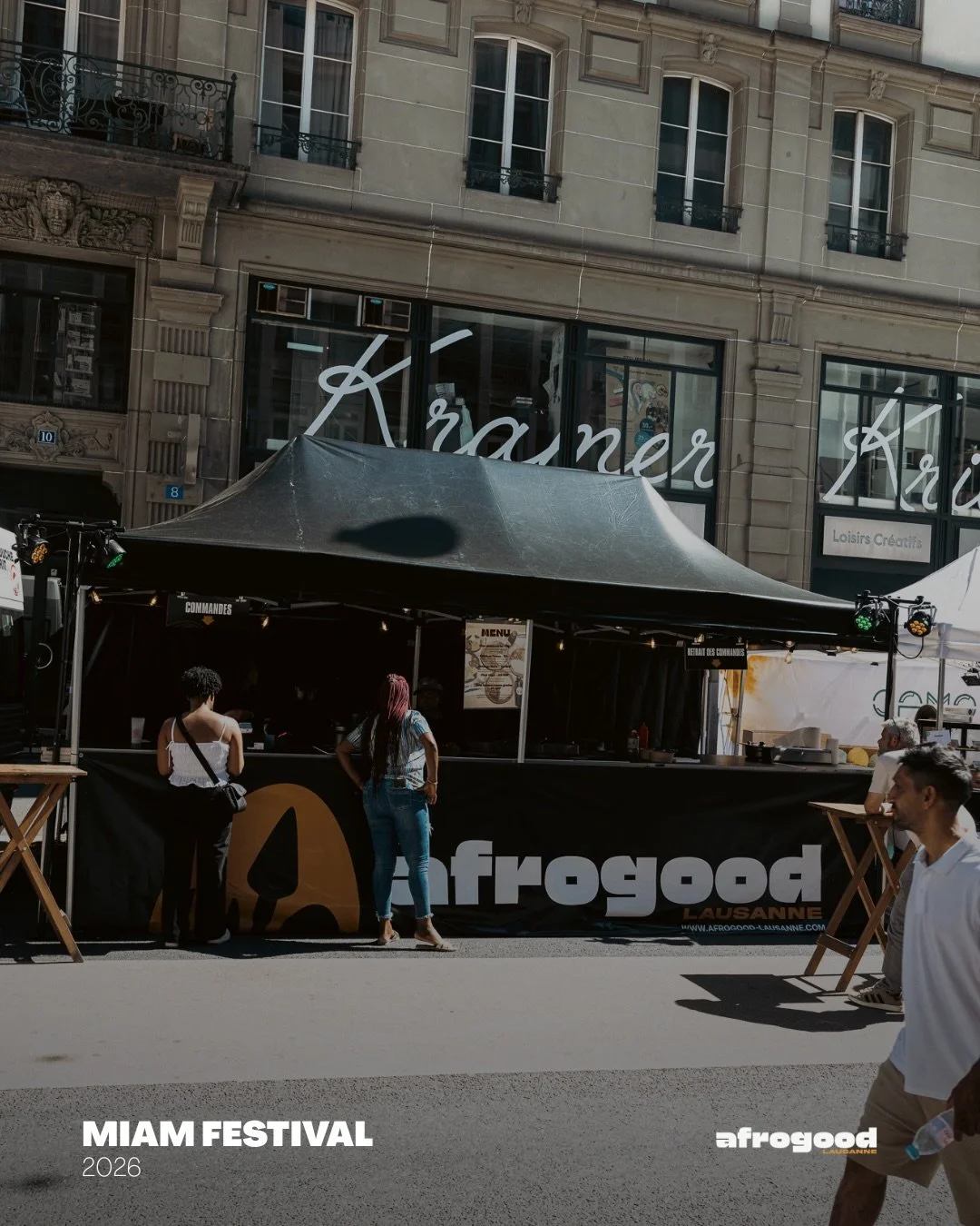 3 jours. 
Des centaines de plats. 
Une &eacute;quipe. 
Des sourires partout.
Le Miam Festival 2026 en images. 

Merci 🖤 

#miamfestival #afrogood #lausanne #food #streetfood
