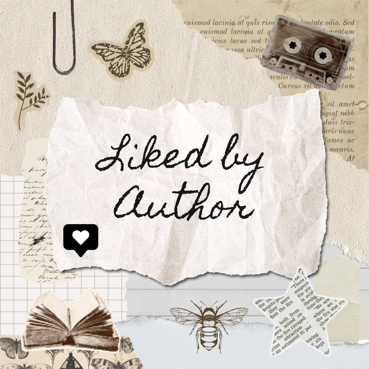 Liked By Author Logo.