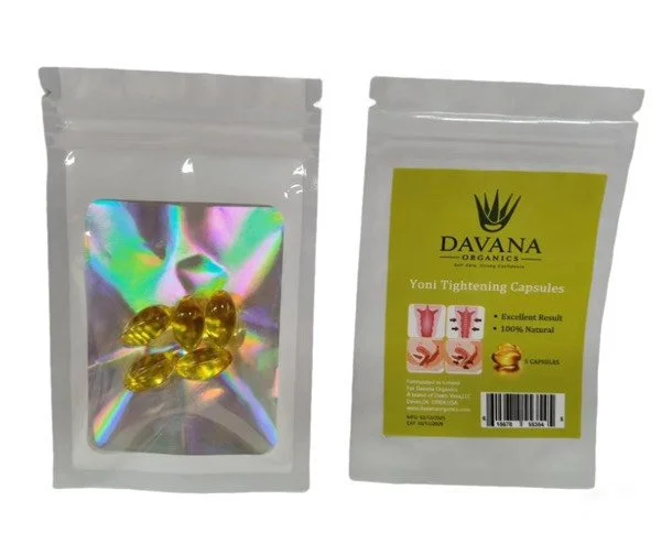 Davana Organics Yoni Tightening Capsules – 100% Natural Feminine Care (5 Capsules)