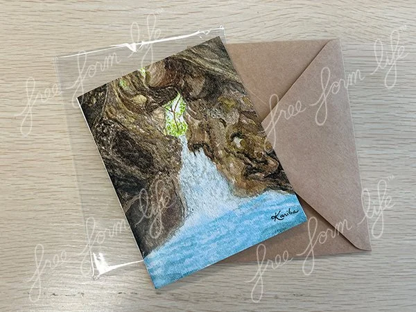 Greeting Card - "Hidden Waterfall"
