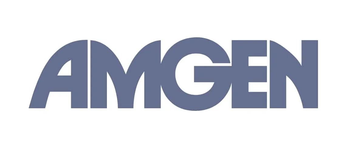 Amgen logo | a pharmaceutical company