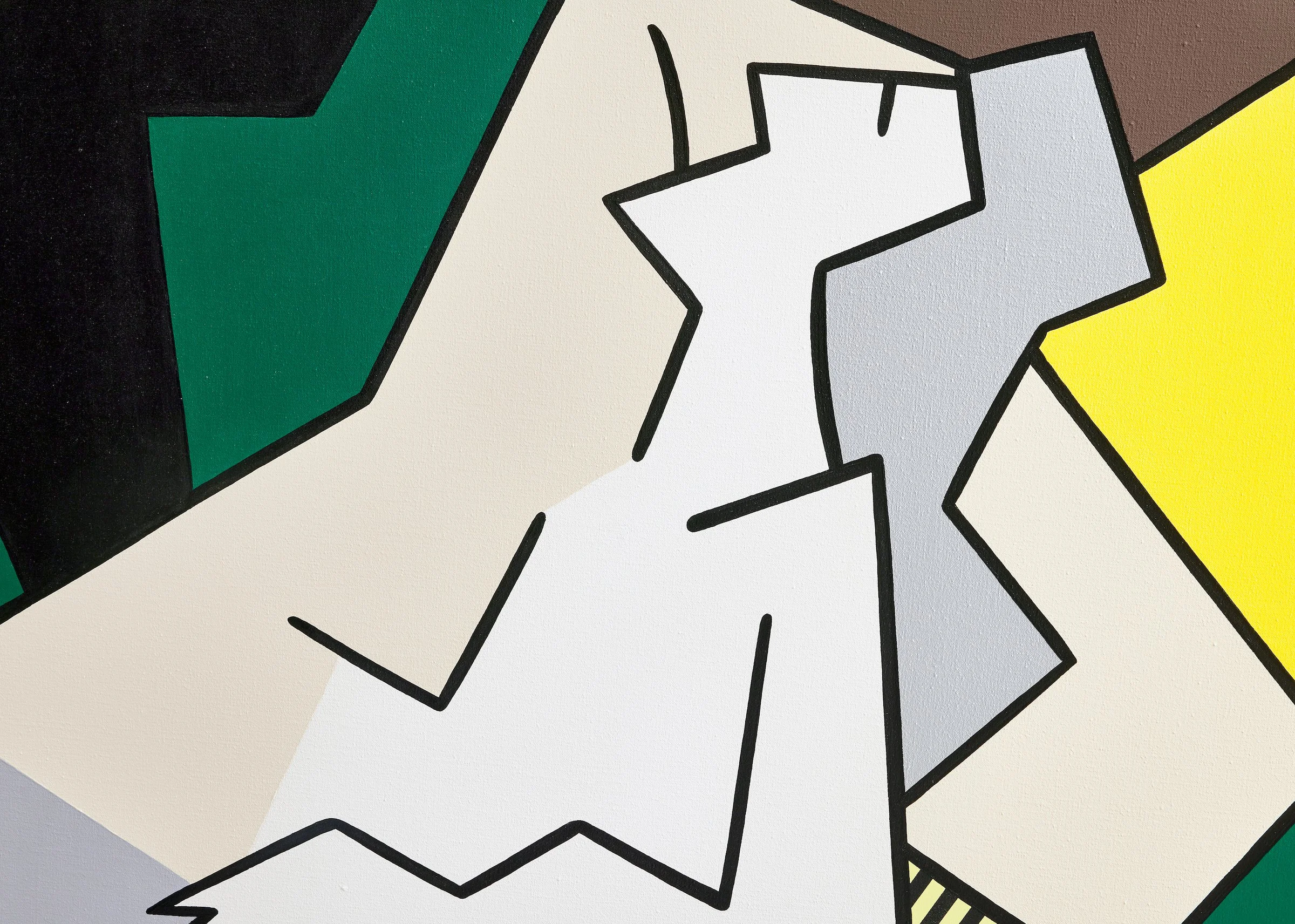 "Landscape with Figures and Sun" by Roy Lichtenstein