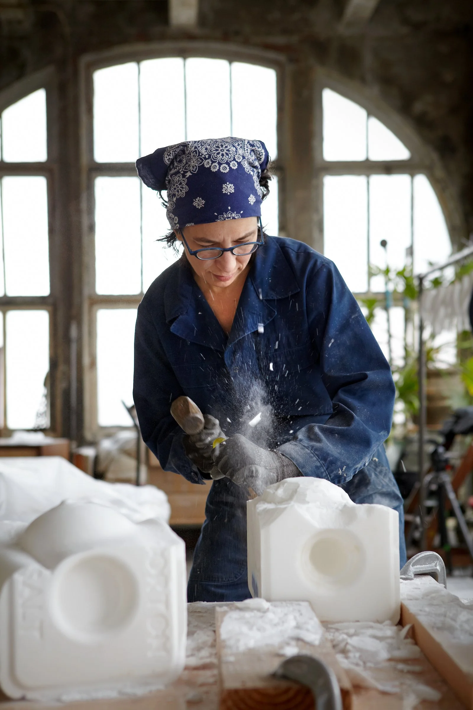 "Breast" Salt Lick Sculpture by Malia Jensen 