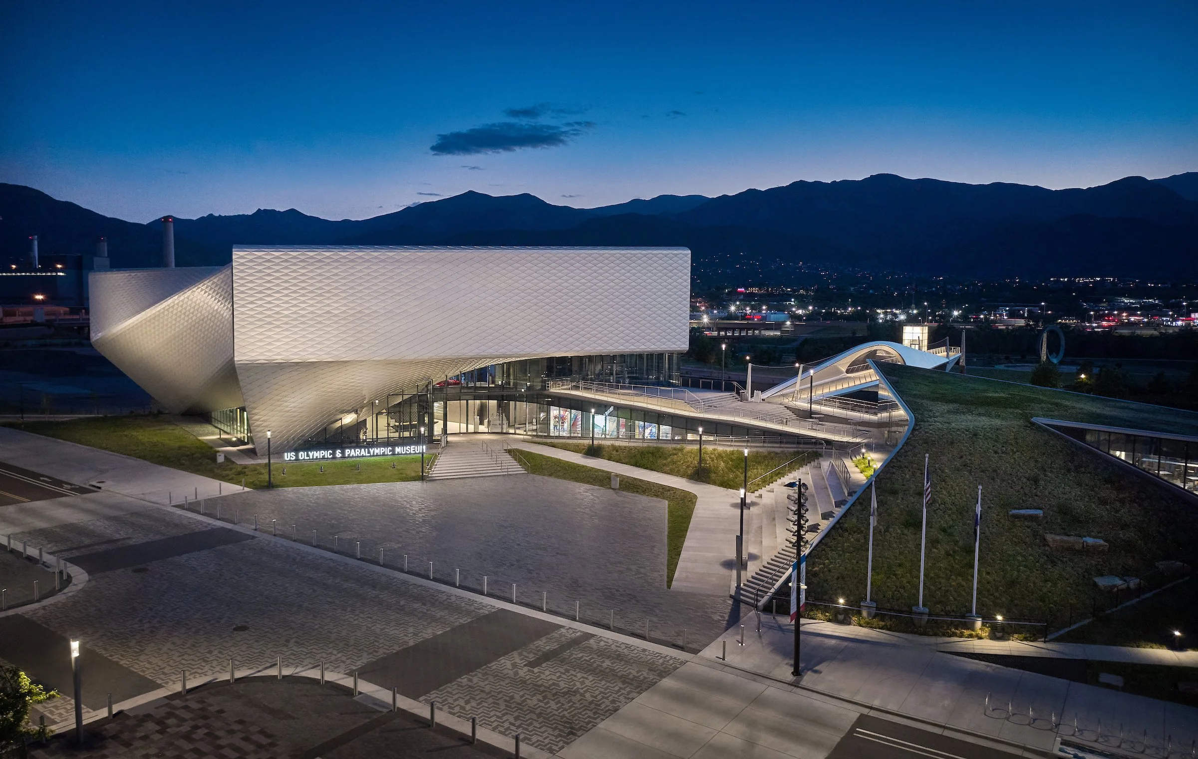 US Olympic & Paralympic Museum by DS+R  |   Aerial  View