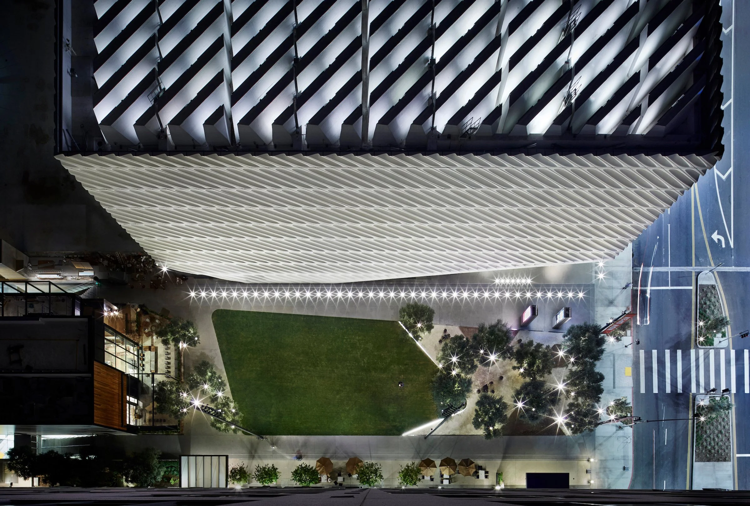 The Broad by DS+R | Aerial View Courtyard