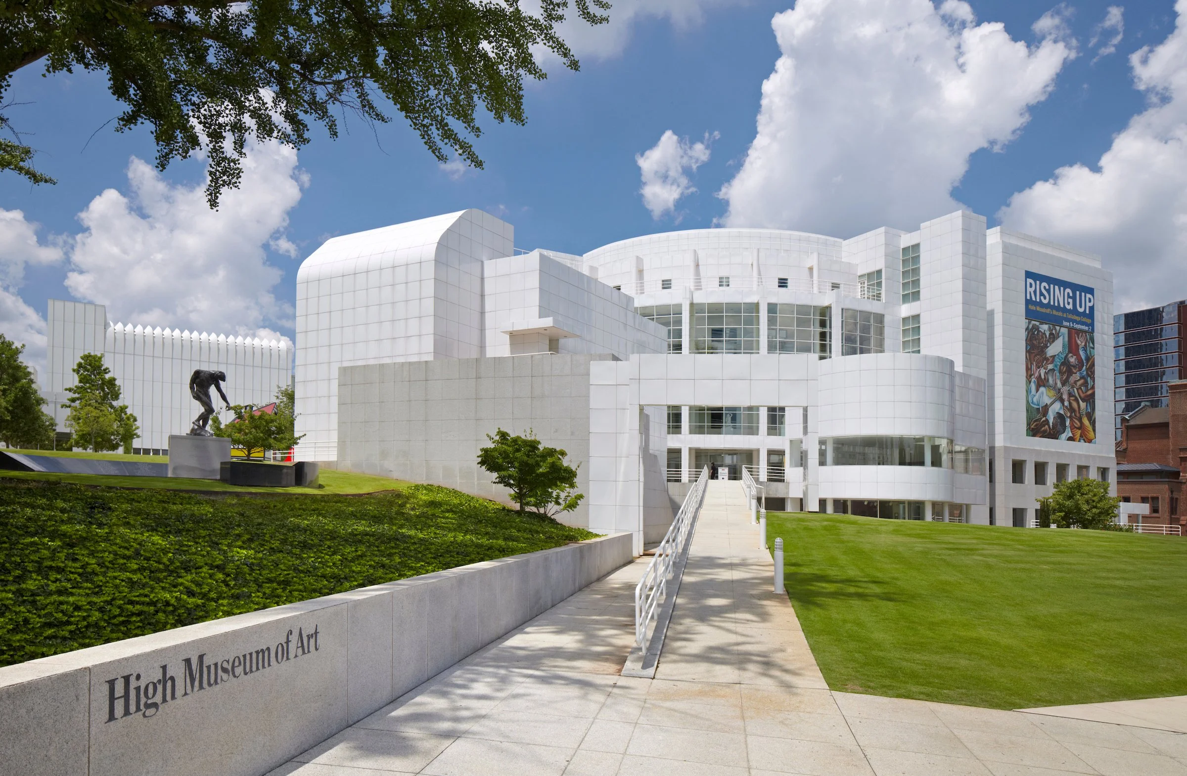 The High Museum of Art by Richard Meier | Front Entrance | Atlanta, GA