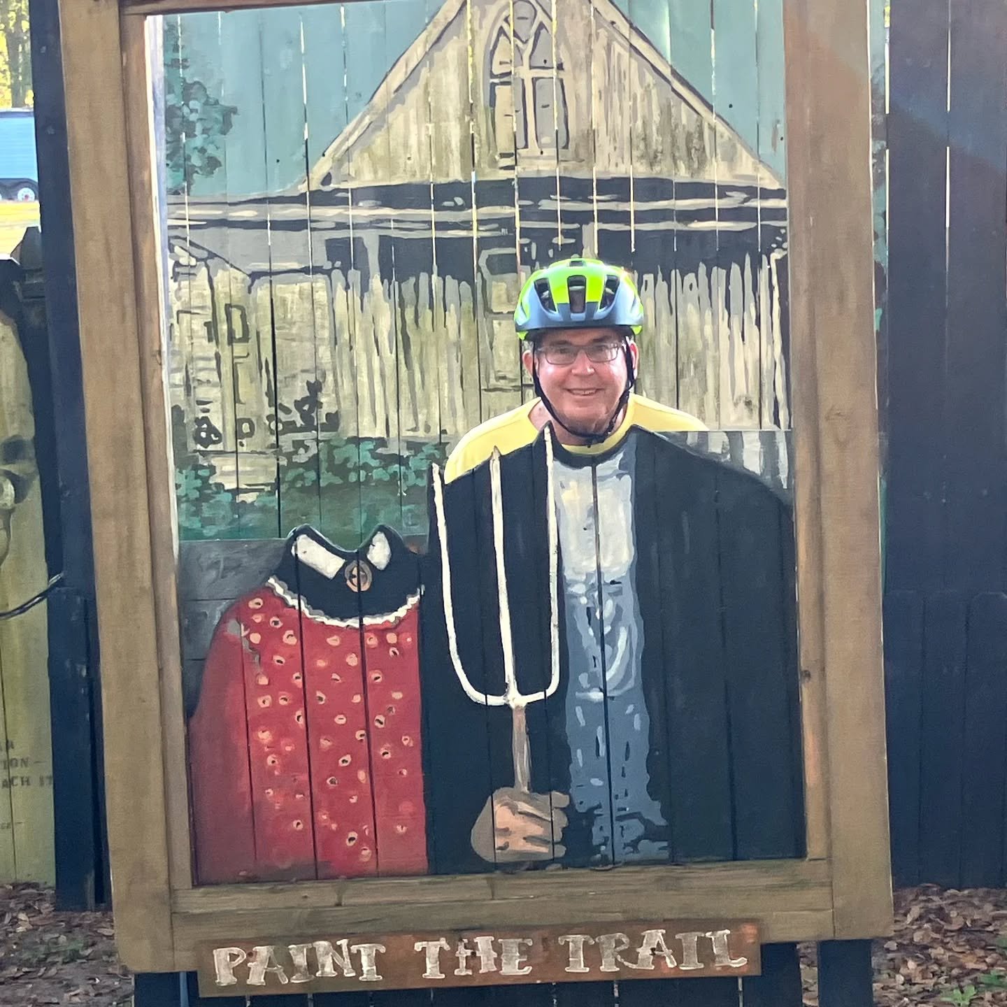 Yes that's our senior Warden Alan. They are bicycling across Florida. 🚴