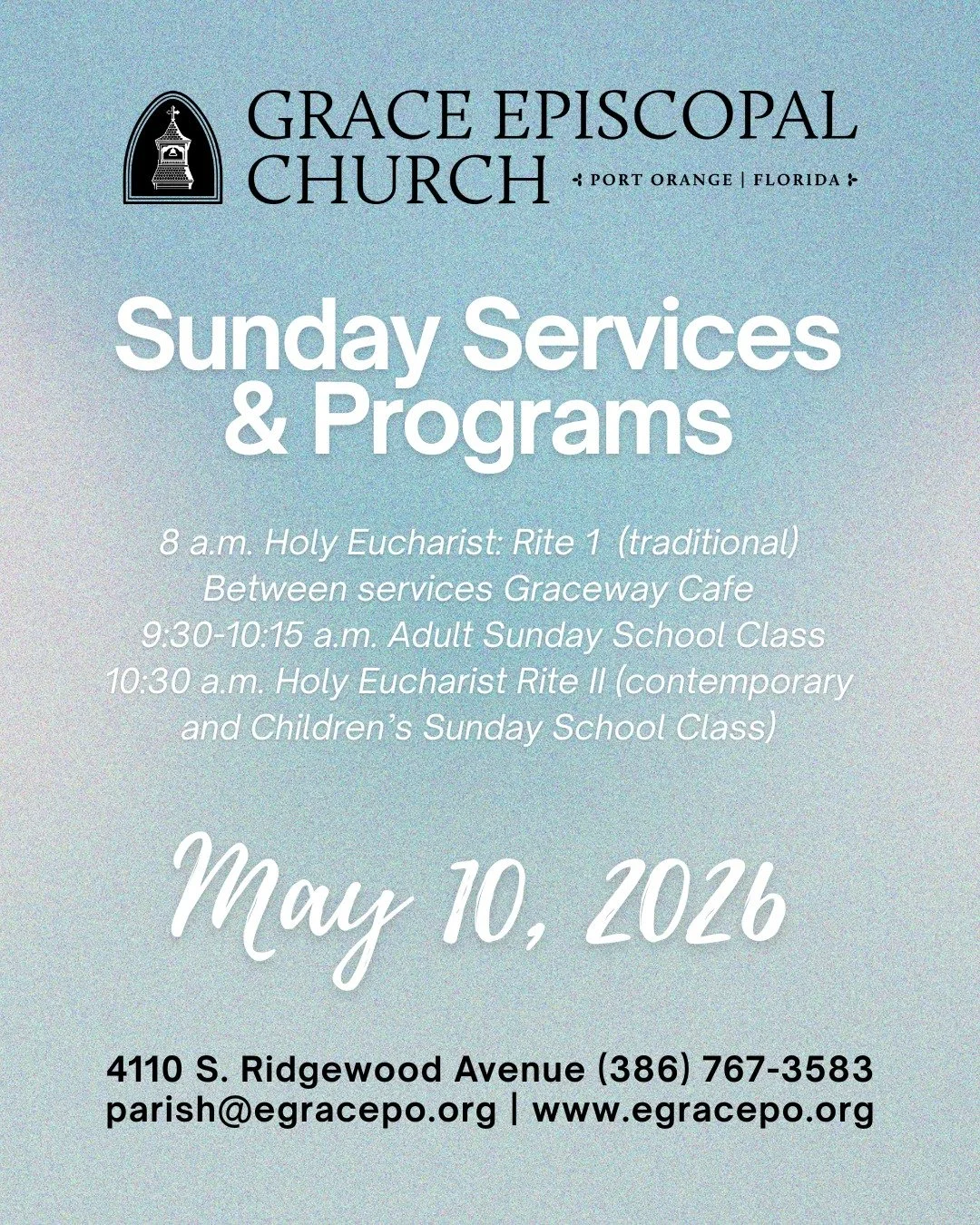 Come join us!

#portorangechurch #daytonaareachurch #episcopalchurch