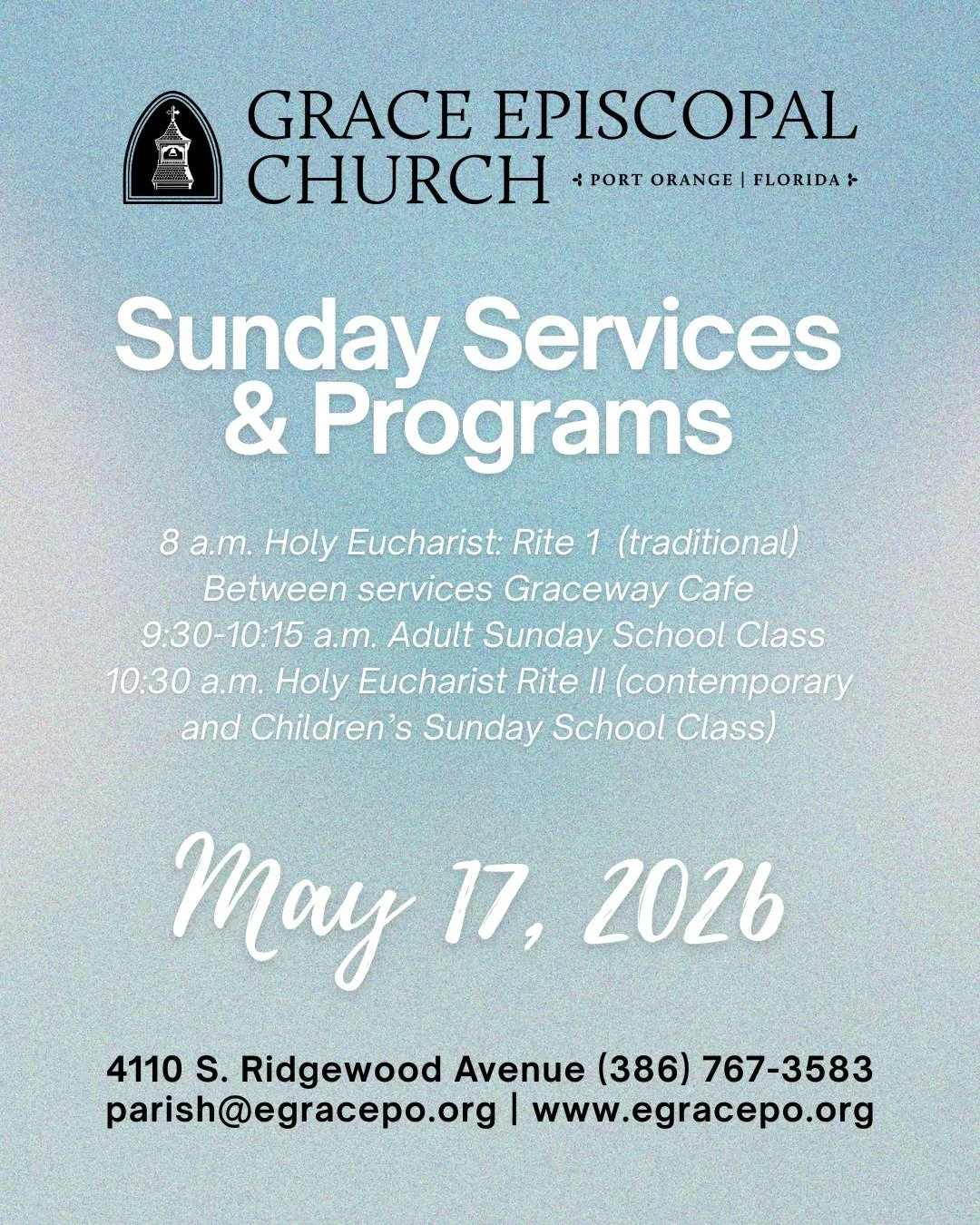 Join us this Sunday!

#portorangechurch #daytonaareachurch #episcopalchurch