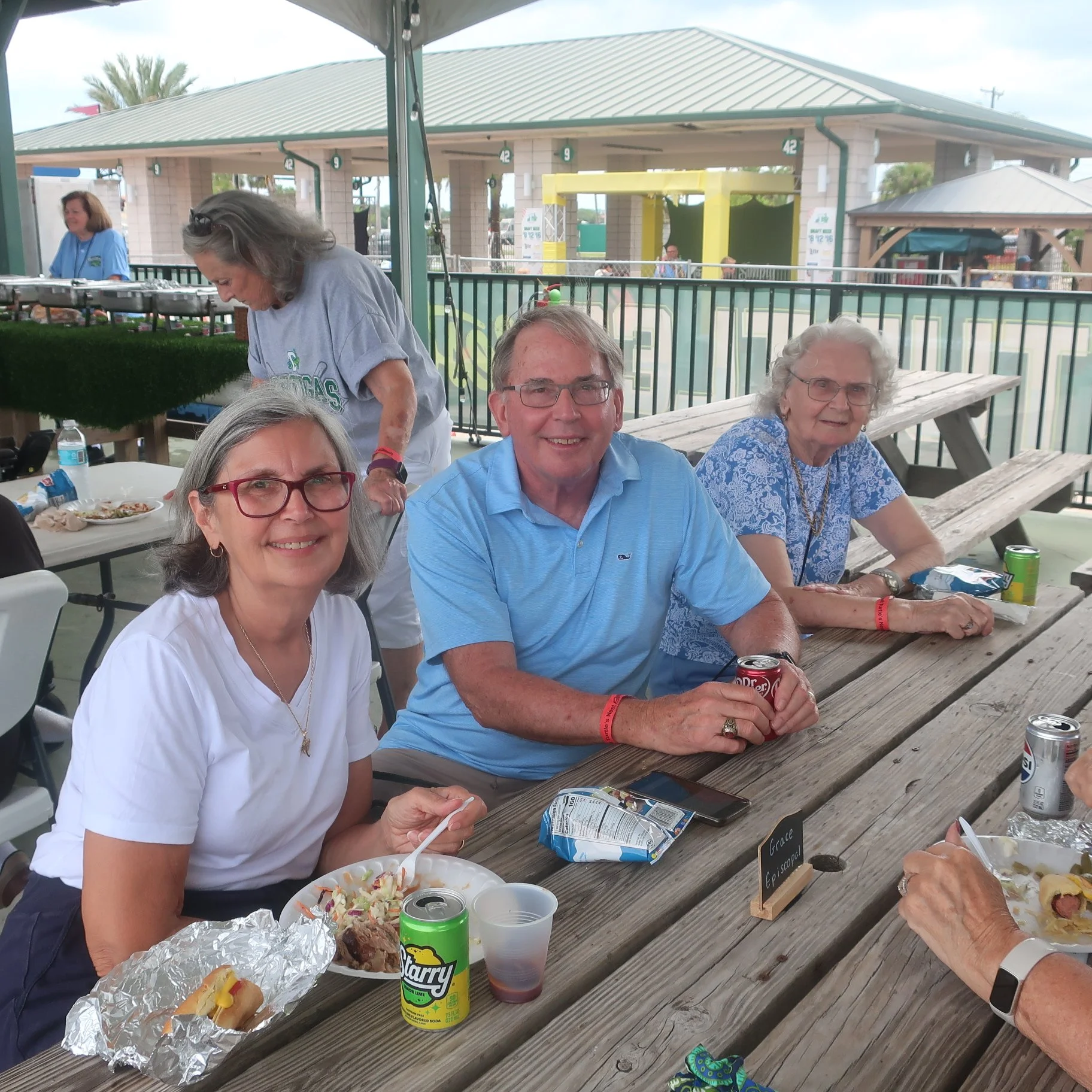 The Grace Men's Bible Study Class hosted a day at Jackie Robinson Ballpark Sunday, May 31, for a Daytona Tortugas game and a good time was had by all. Sadly our beloved Turtles lost to the Tampa Tarpons.

#portorangechurch #daytonaareachurch #episcop