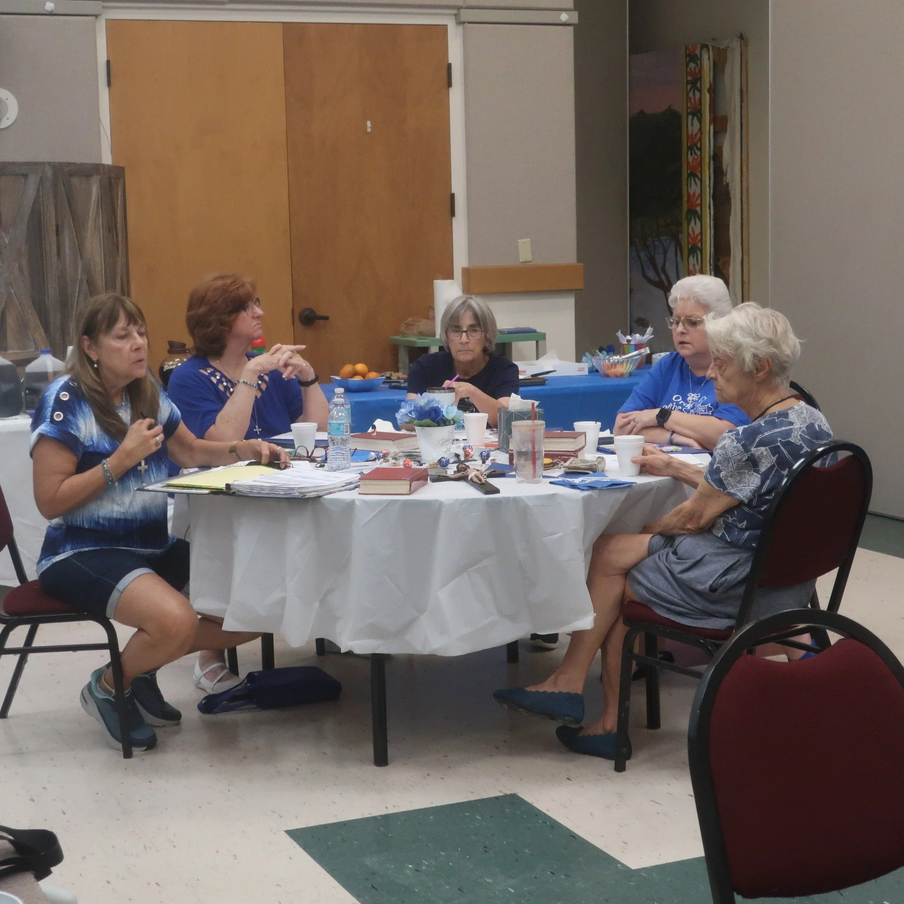 The Daughters of the King St. Monica Chapter at Grace met for a planning retreat Saturday, Aug. 22, to look at its goals for the coming months. For more information, contact Glenda Poarch at (386) 843-1240 or glendasp91100@gmail.com