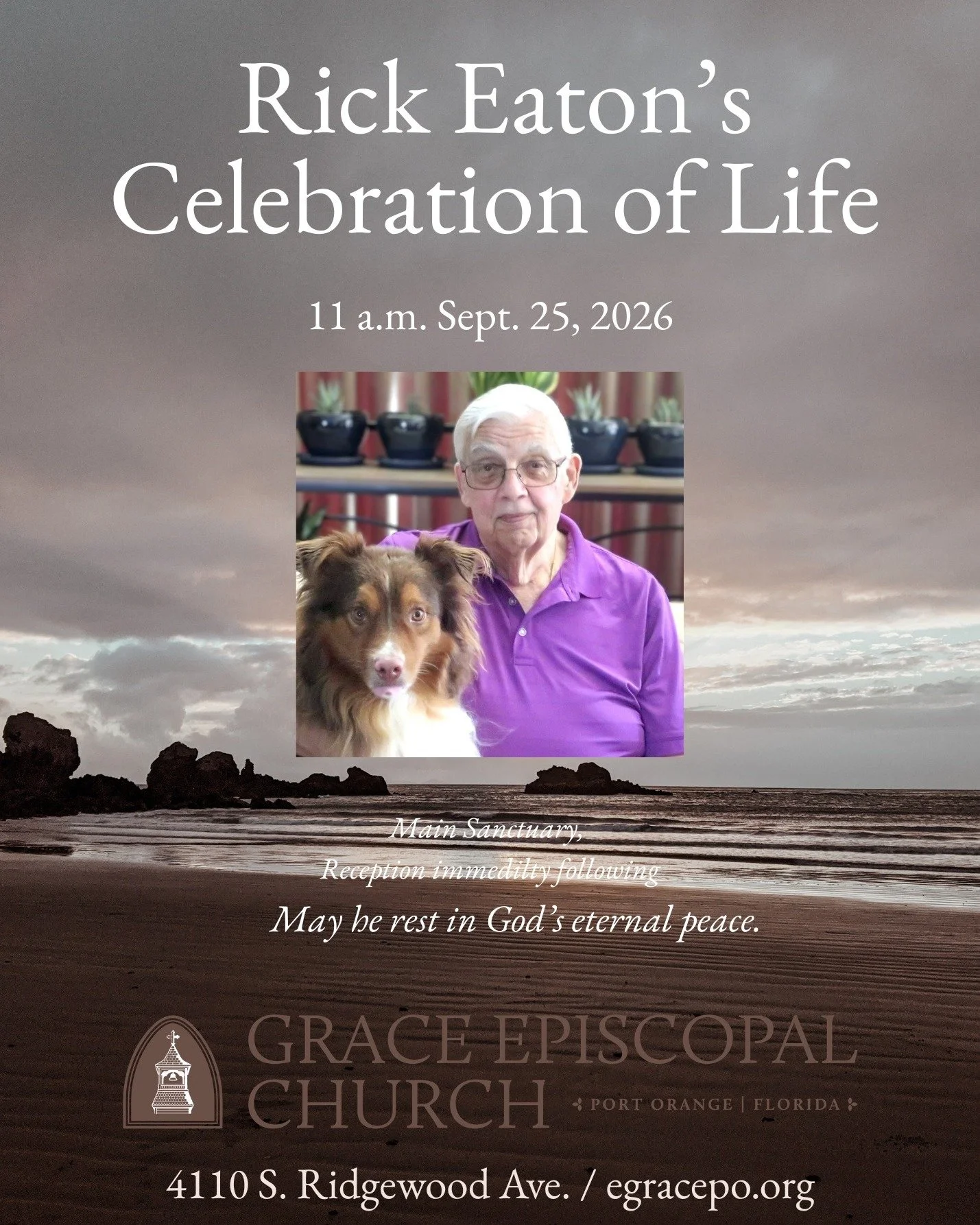 Friday Celebration of Life.

#portorangechurch #daytonaareachurch #gracechurch #episcopalchurch