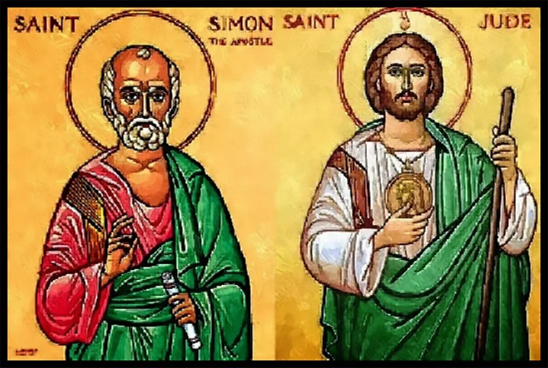 The Feast of Saints Simon and Jude is celebrated annually on Oct. 28 by Christian traditions including the Anglican Communion. Tradition holds Simon and Jude preached and evangelized together in Persia, where they were martyred on the same day &mdash