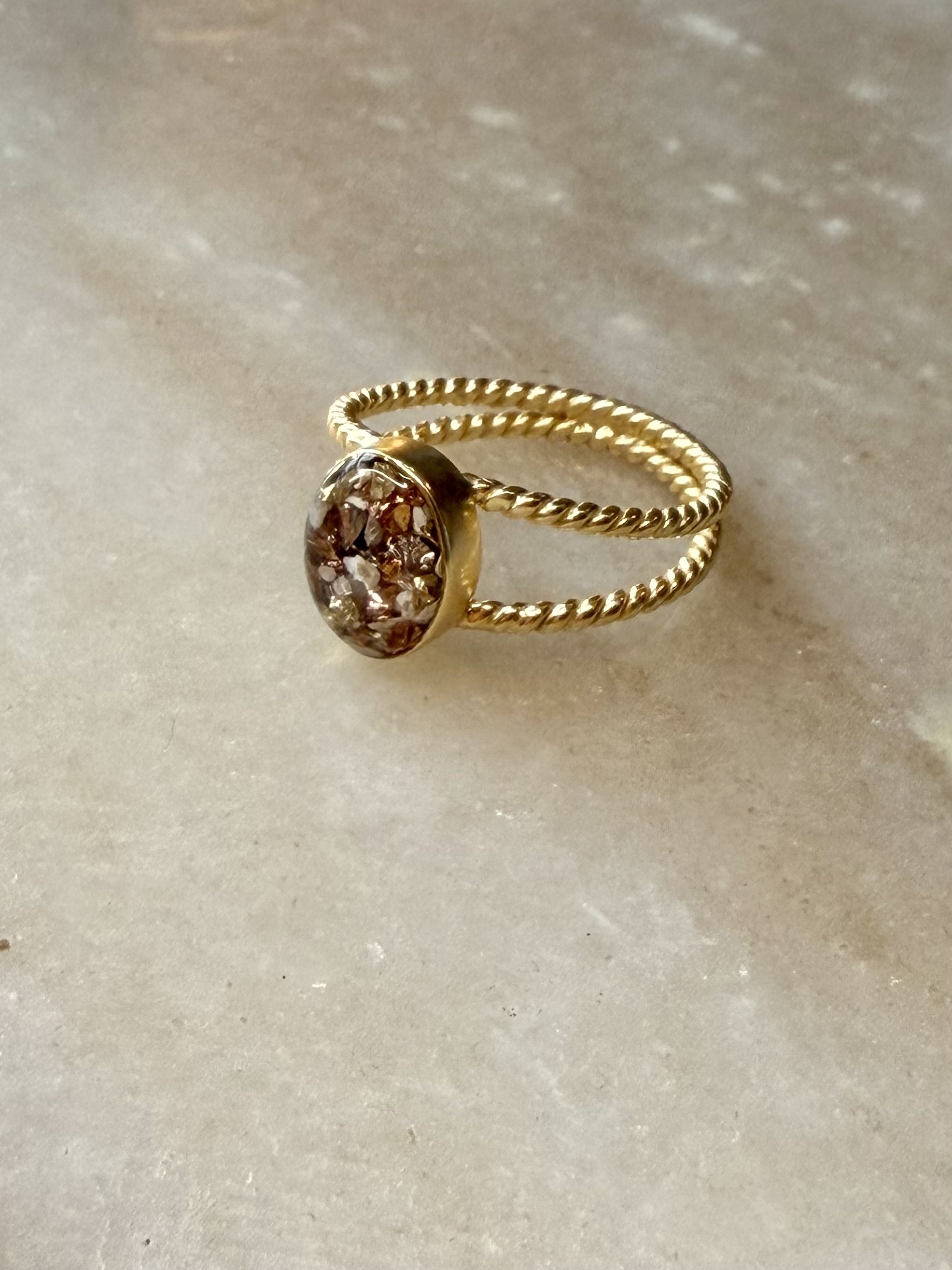 Handcrafted Cremation Keepsake Ring