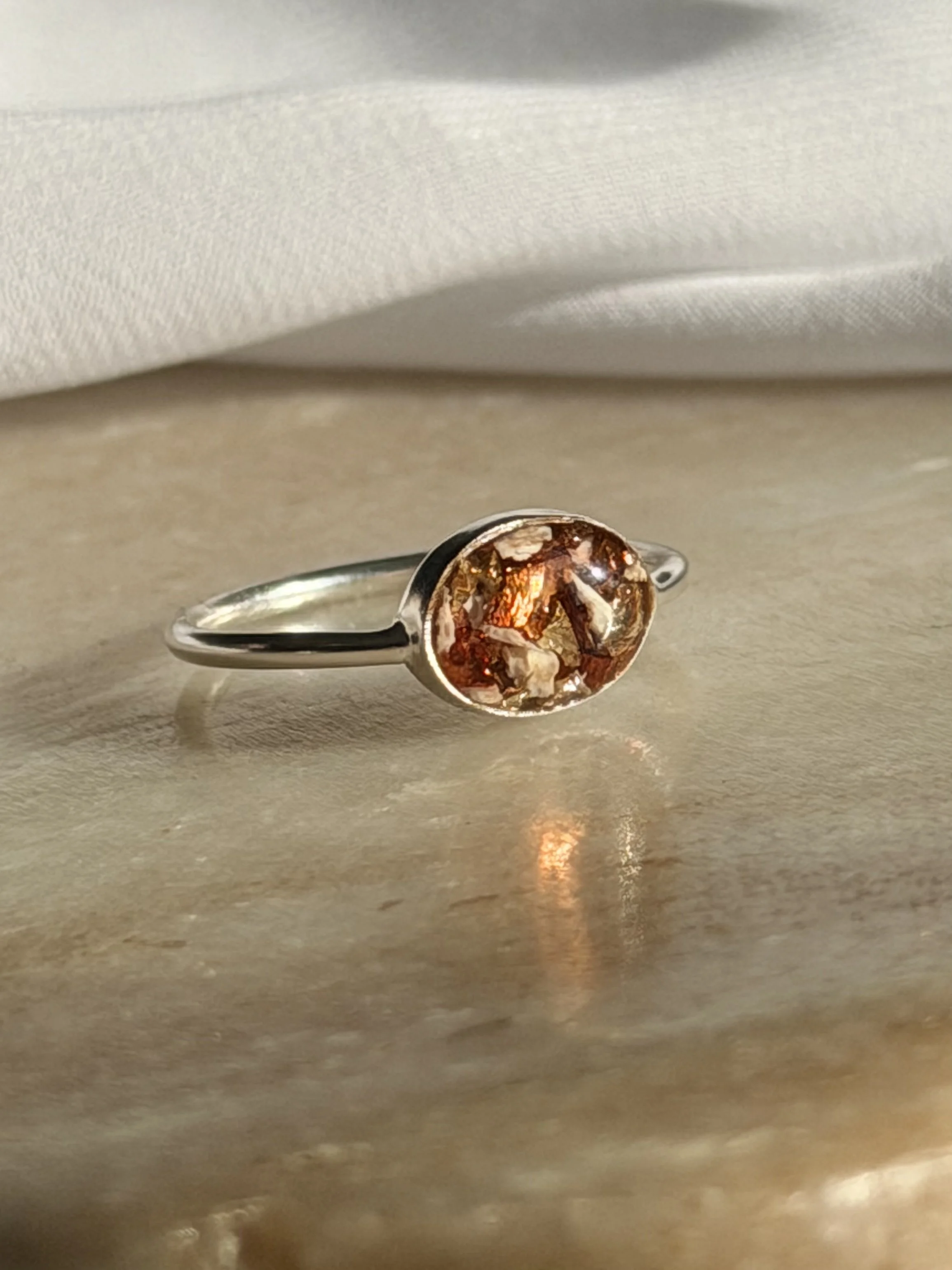 cremation ring keepsake ring memorial jewelry ashes