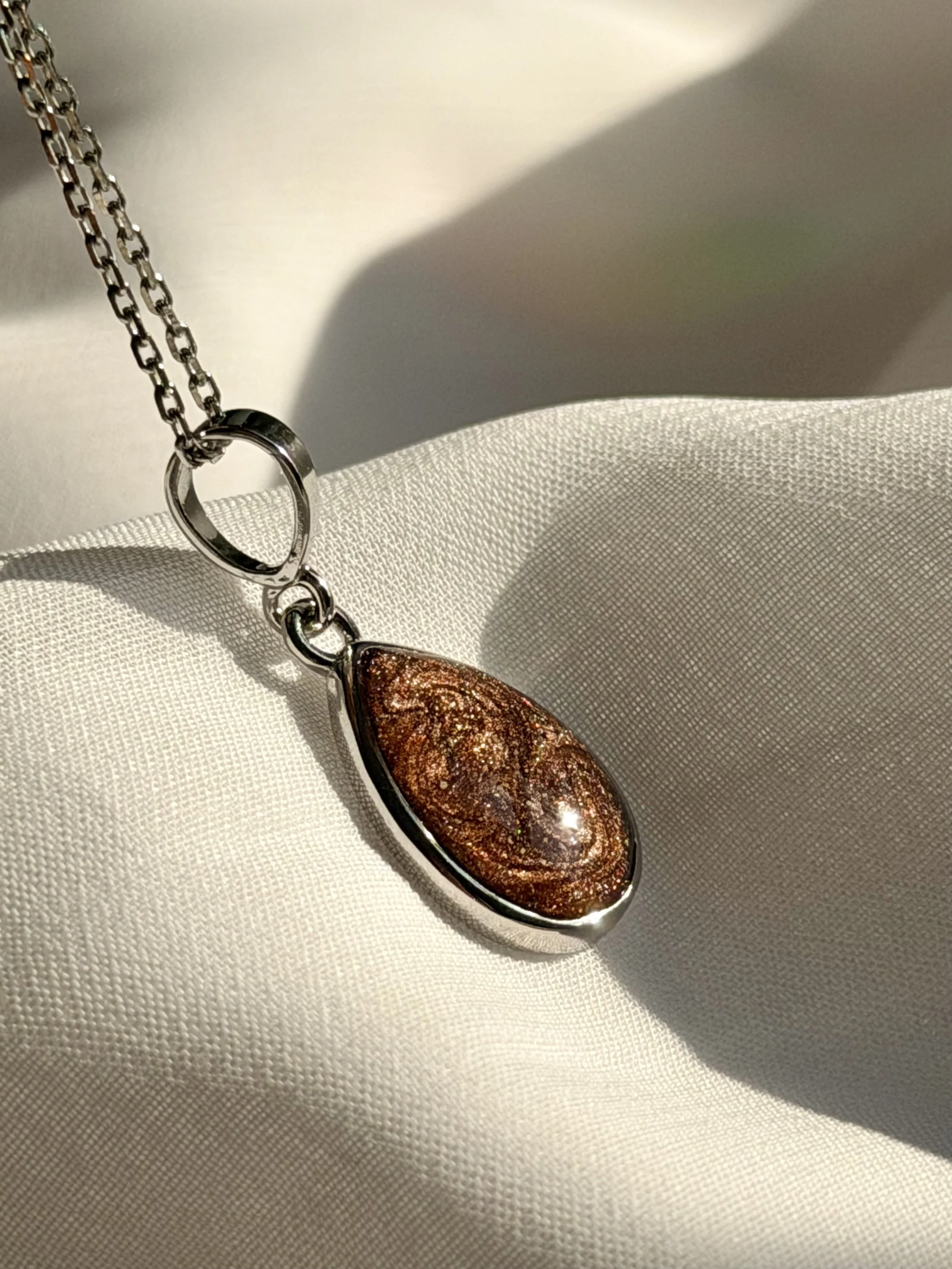 Custom Keepsake Memorial Ring with Ashes or Hair