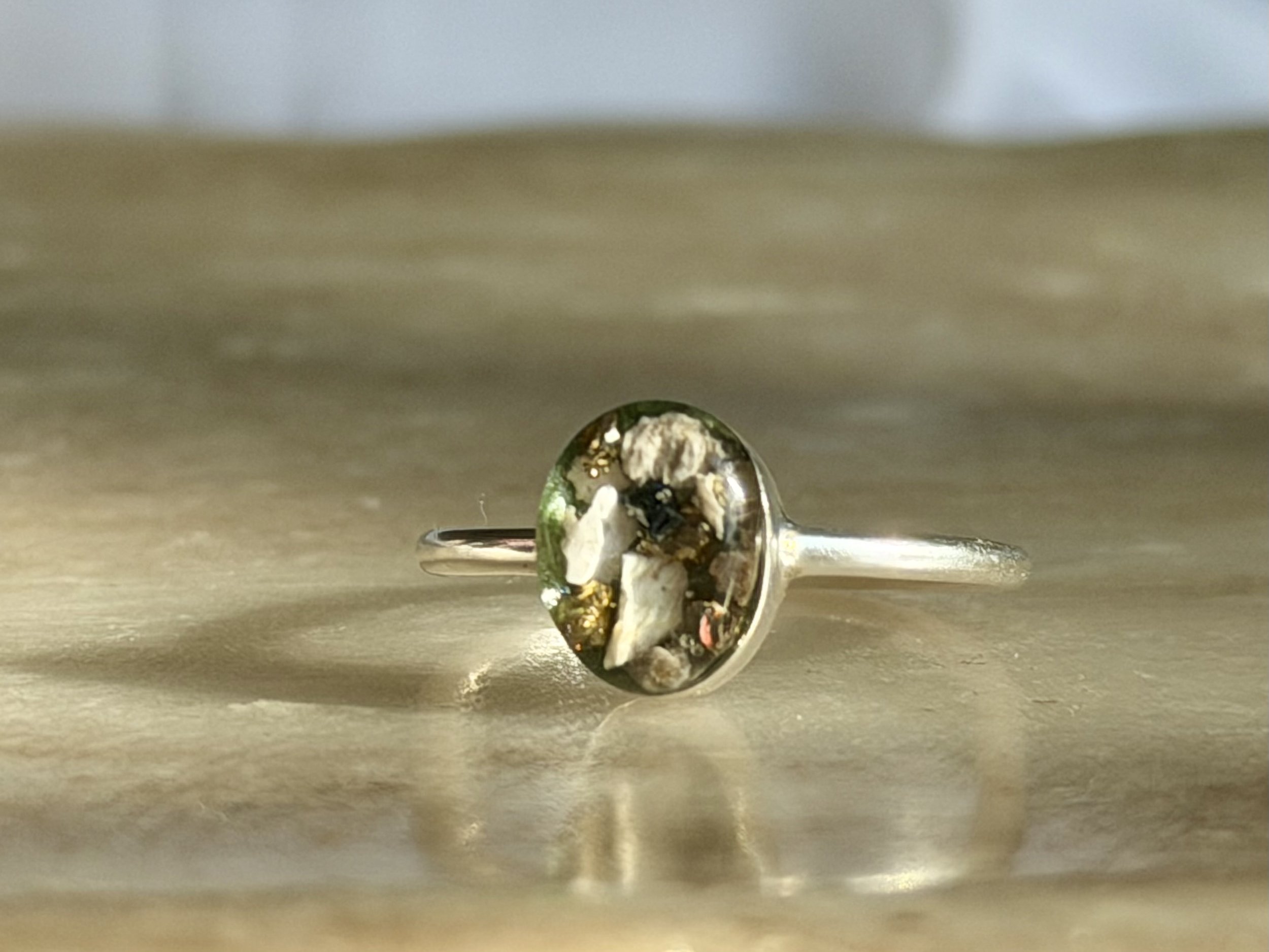 cremation ring keepsake ring memorial jewelry ashes