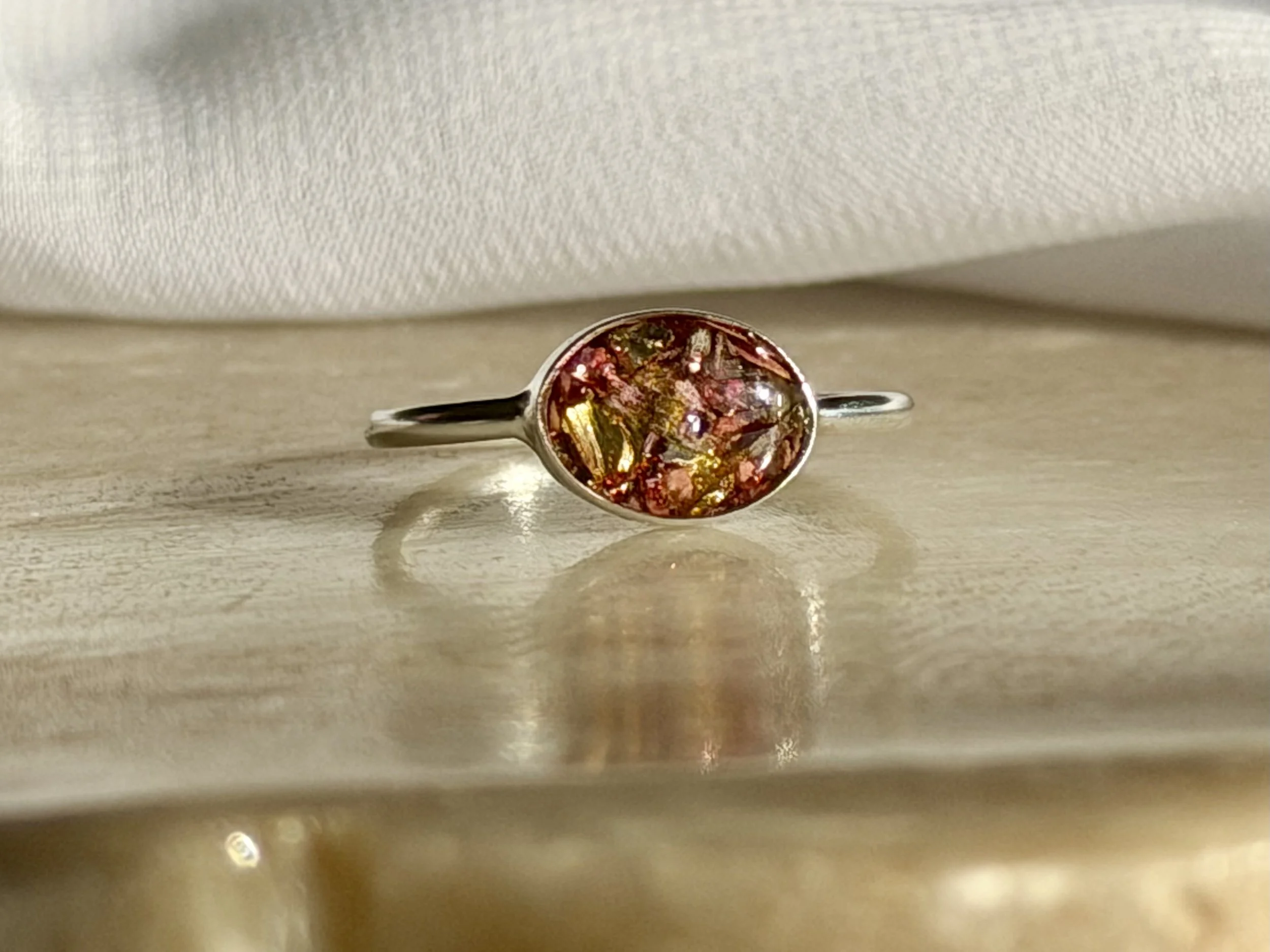 cremation ring keepsake ring memorial jewelry ashes