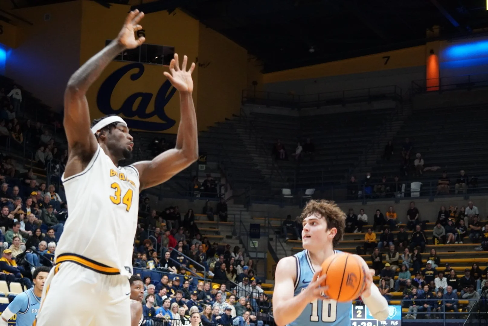 Cal clamps down early, pulls away late in 74–56 win over Columbia at Haas