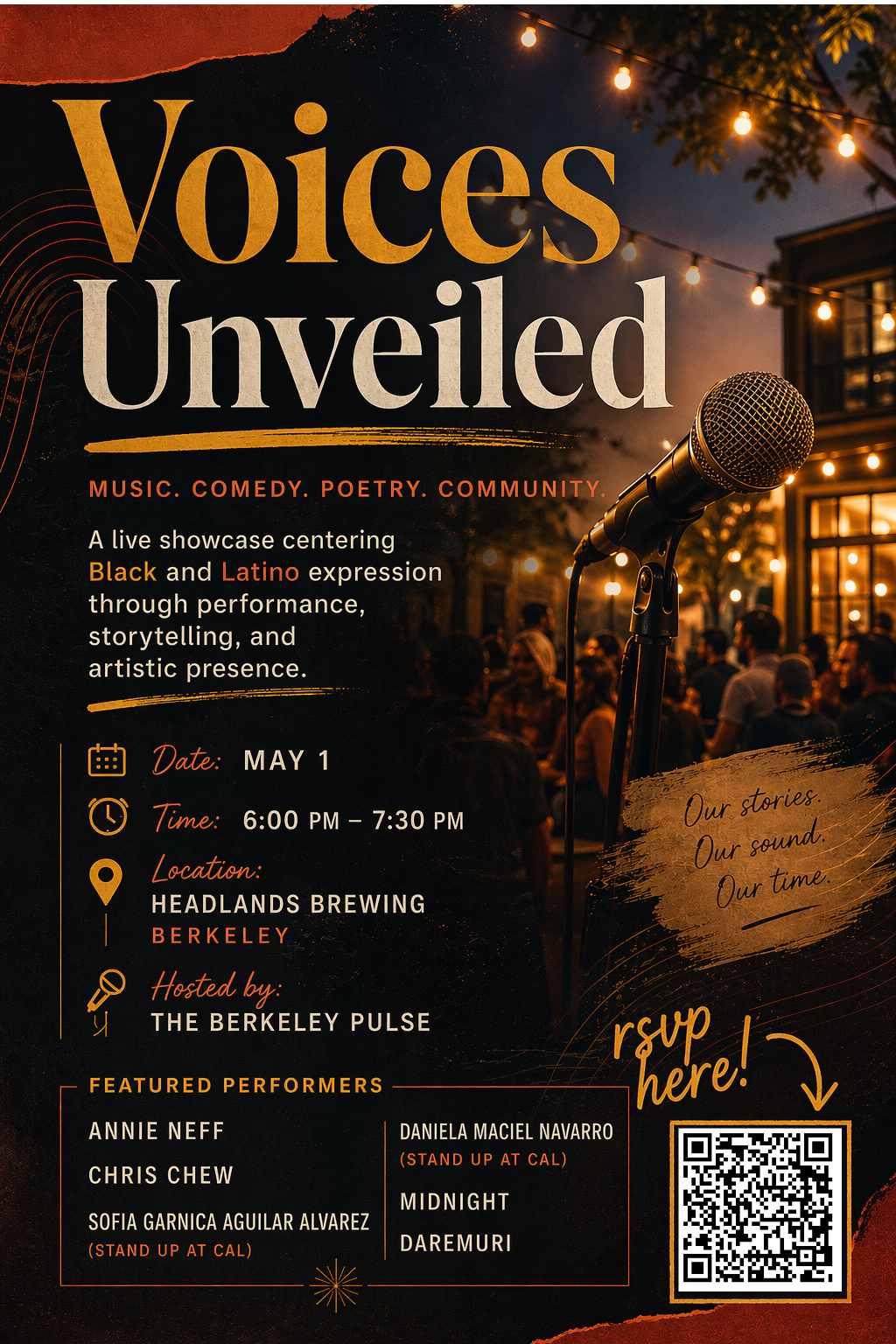 Voices Unveiled: Black &amp; Latino Artist Showcase