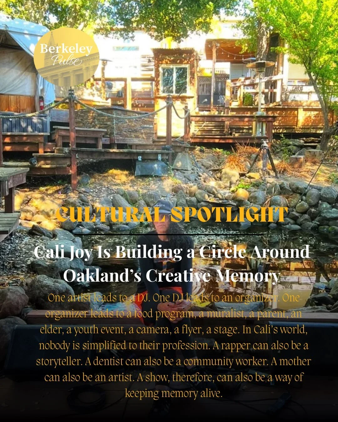 That is how she [Cali Joy] talks about Sunspot Jonz and Friends, the June 27 hip-hop event presented through Cali Joy Productions and centered on Sunspot Jonz, the Bay Area artist and Living Legends co-founder. The night brought together artists and 