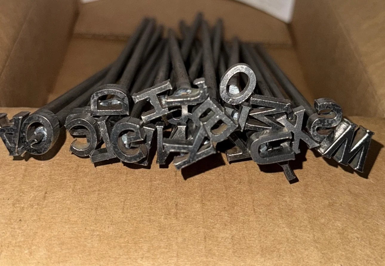 Branded letters, symbols, numbers and other goodies!